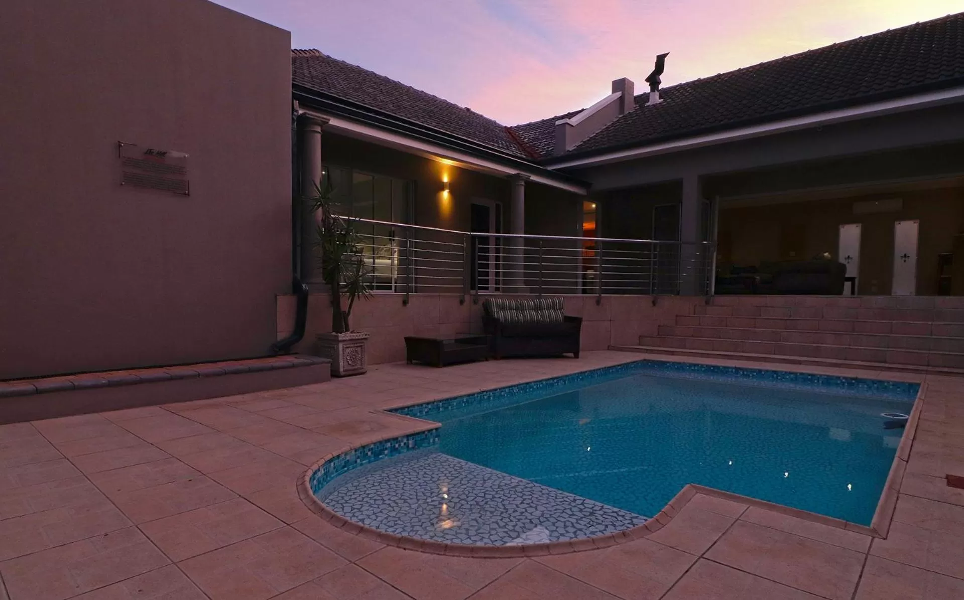 Swimming pool in The Hill Boutique Bed & Breakfast