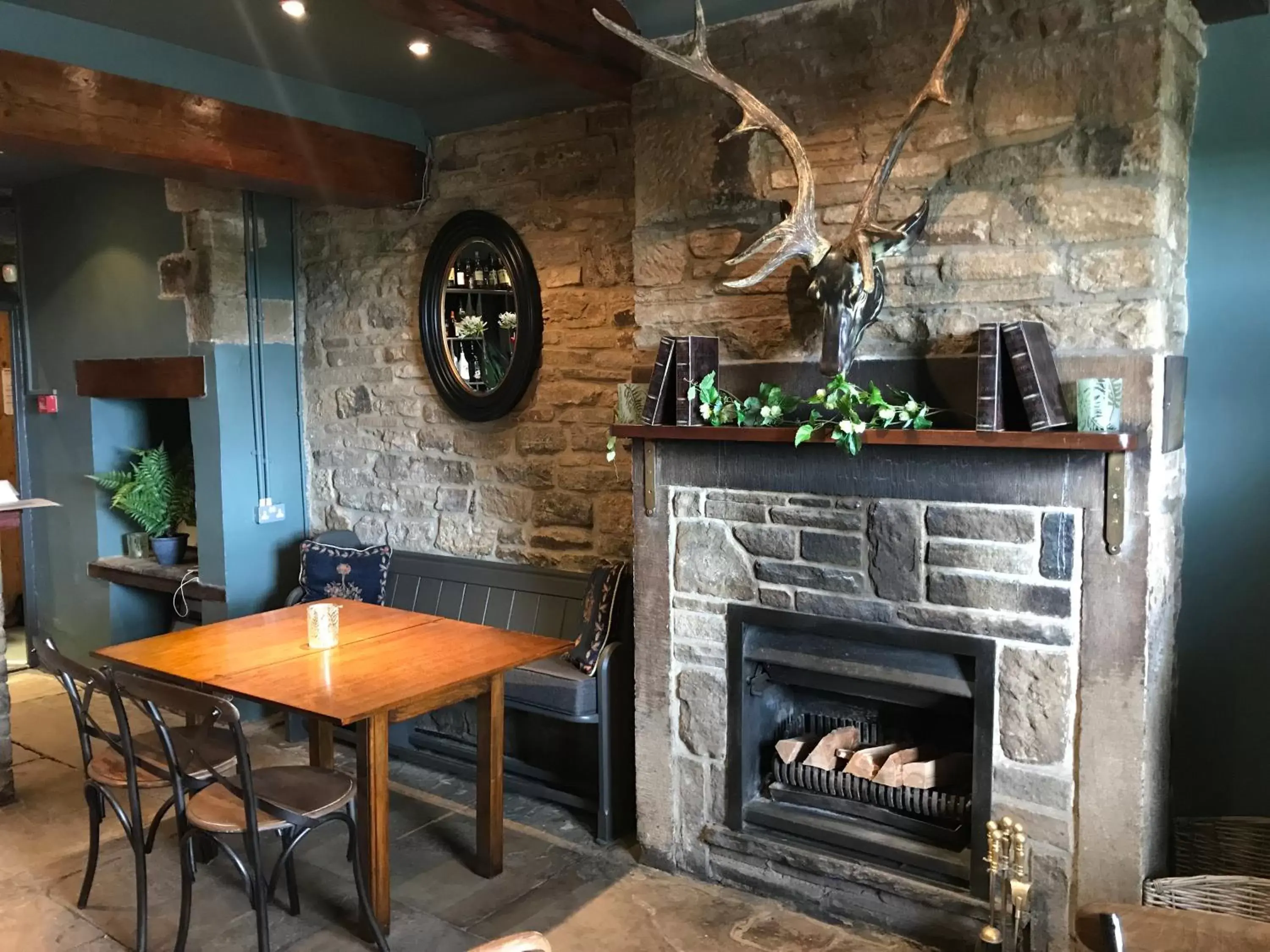 Dining area in The Alma Inn