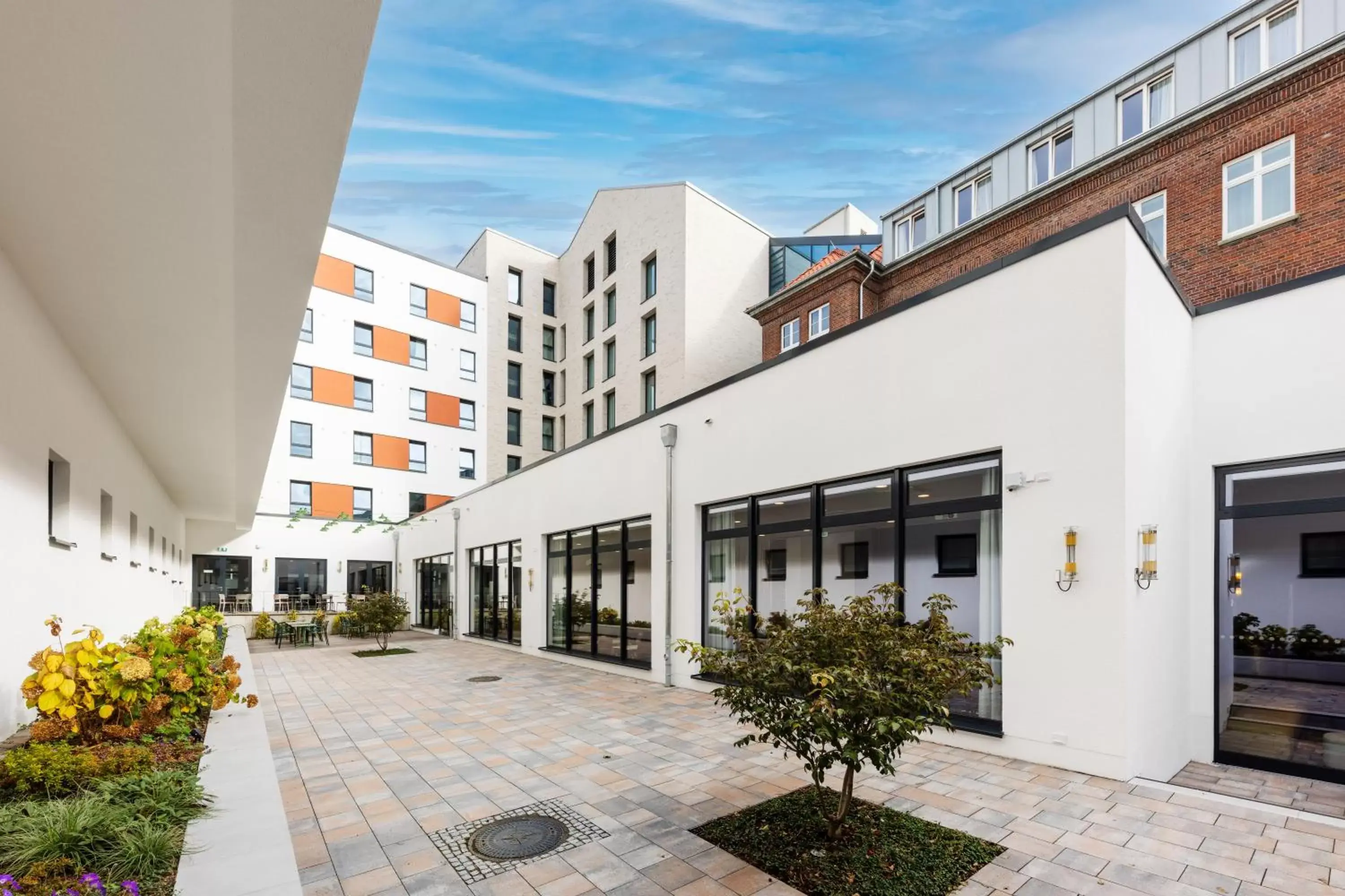 Patio, Property Building in Novotel Münster City