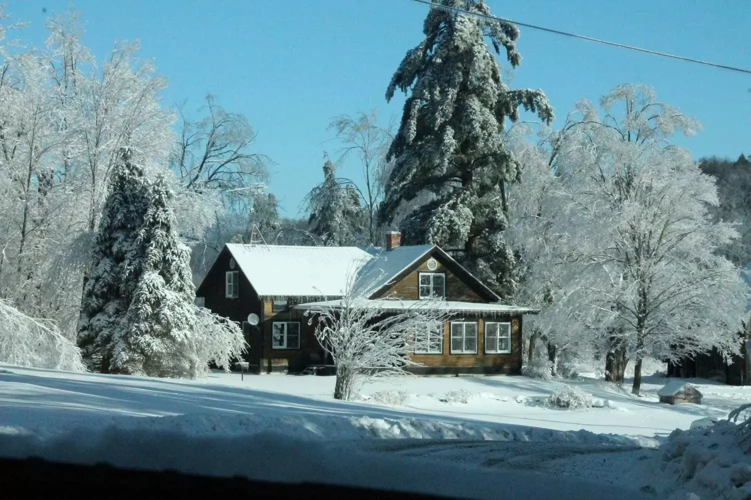 Winter in Sterling Ridge Resort