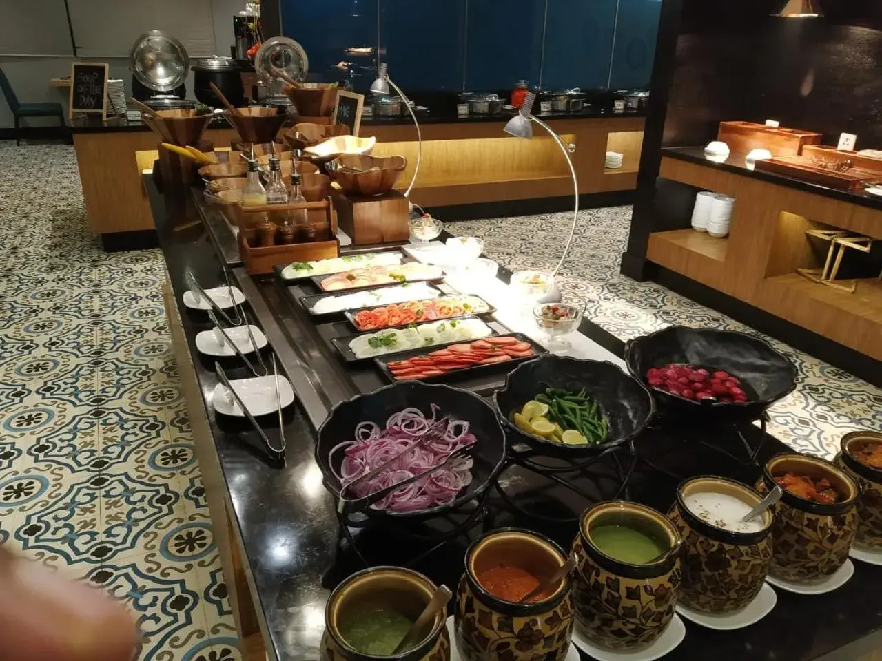 Buffet breakfast in Park Inn by Radisson New Delhi IP Extension