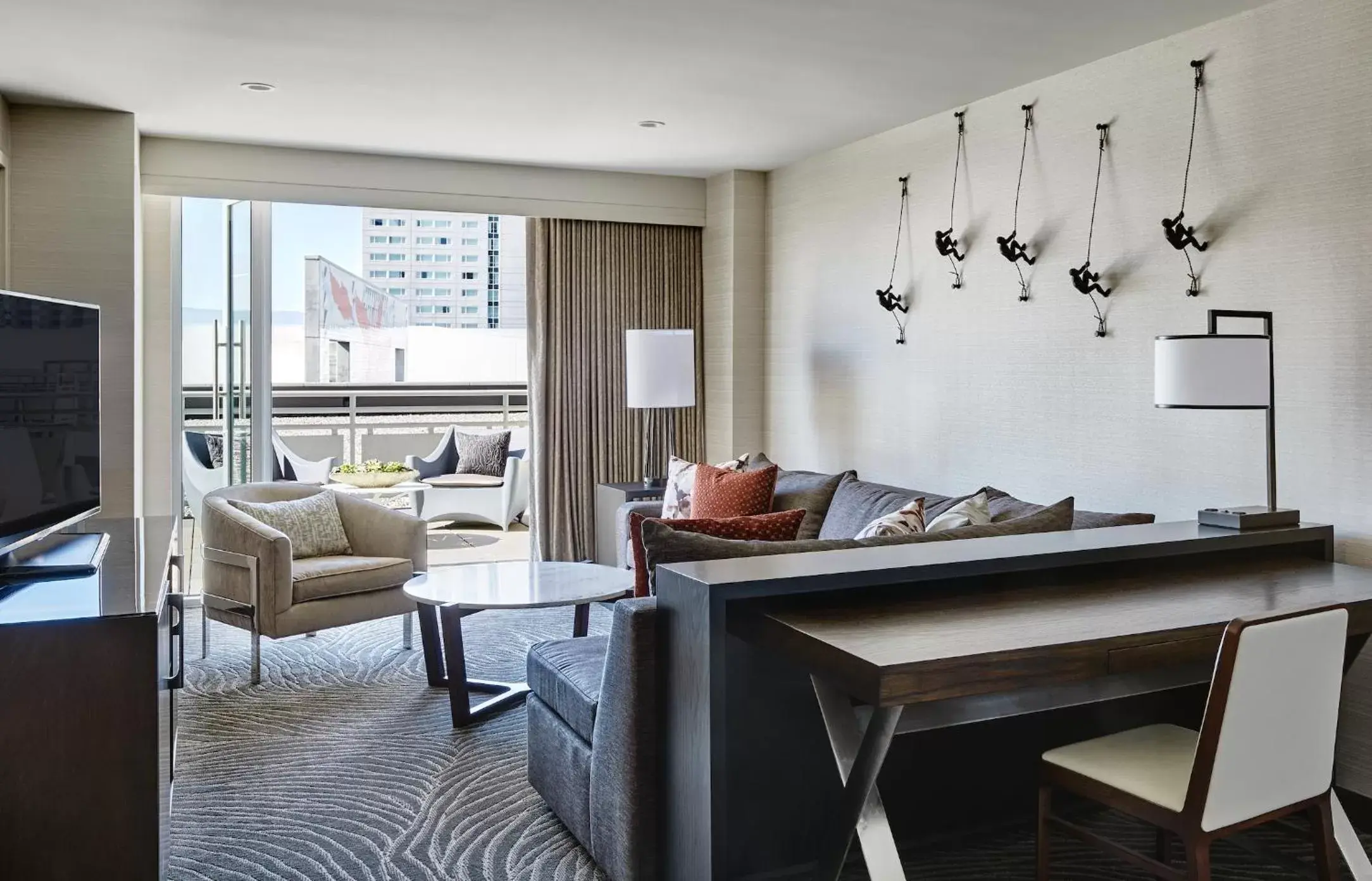 Living room, Seating Area in San Jose Marriott