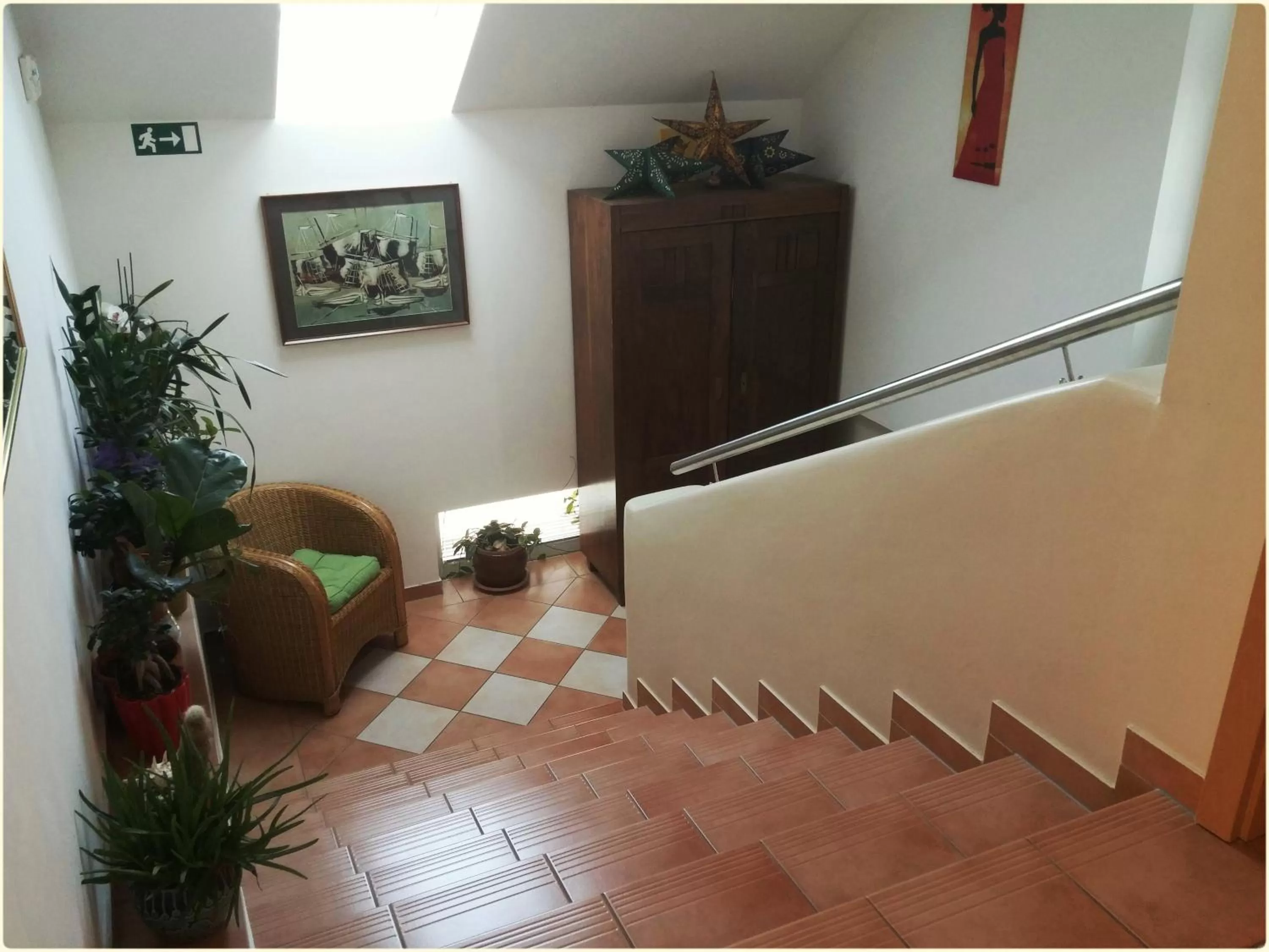 Decorative detail in Hostel Sonce