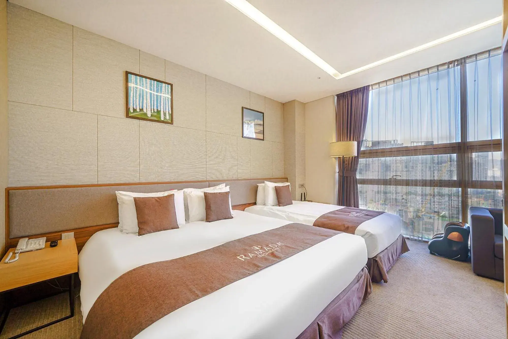 Bedroom, Bed in Ramada by Wyndham Incheon