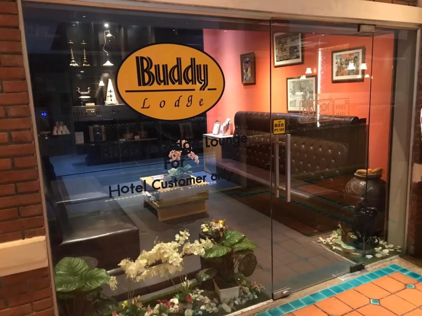 Lobby or reception in Buddy Lodge, Khaosan Road