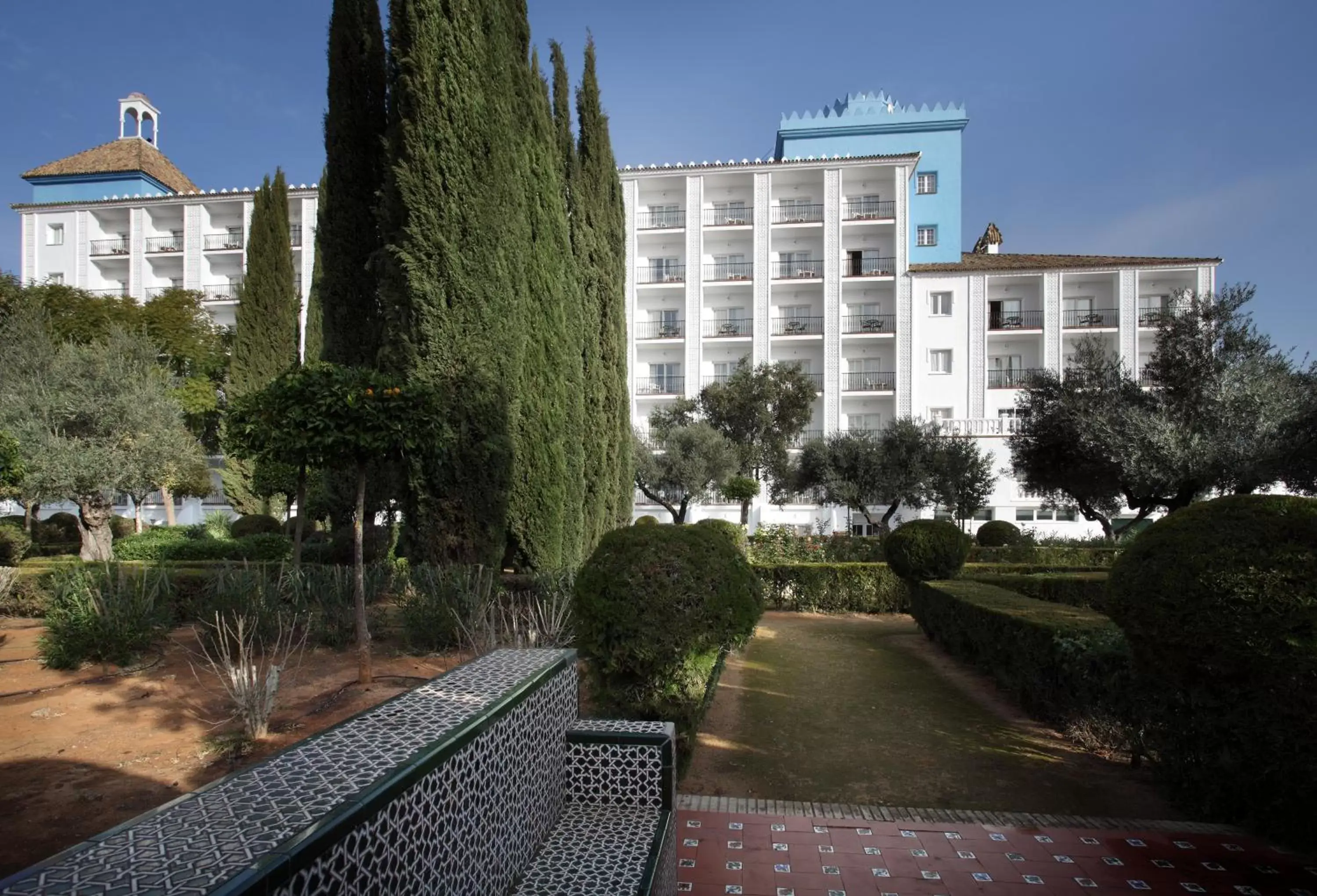 Facade/entrance, Property Building in Hotel Abades Benacazon