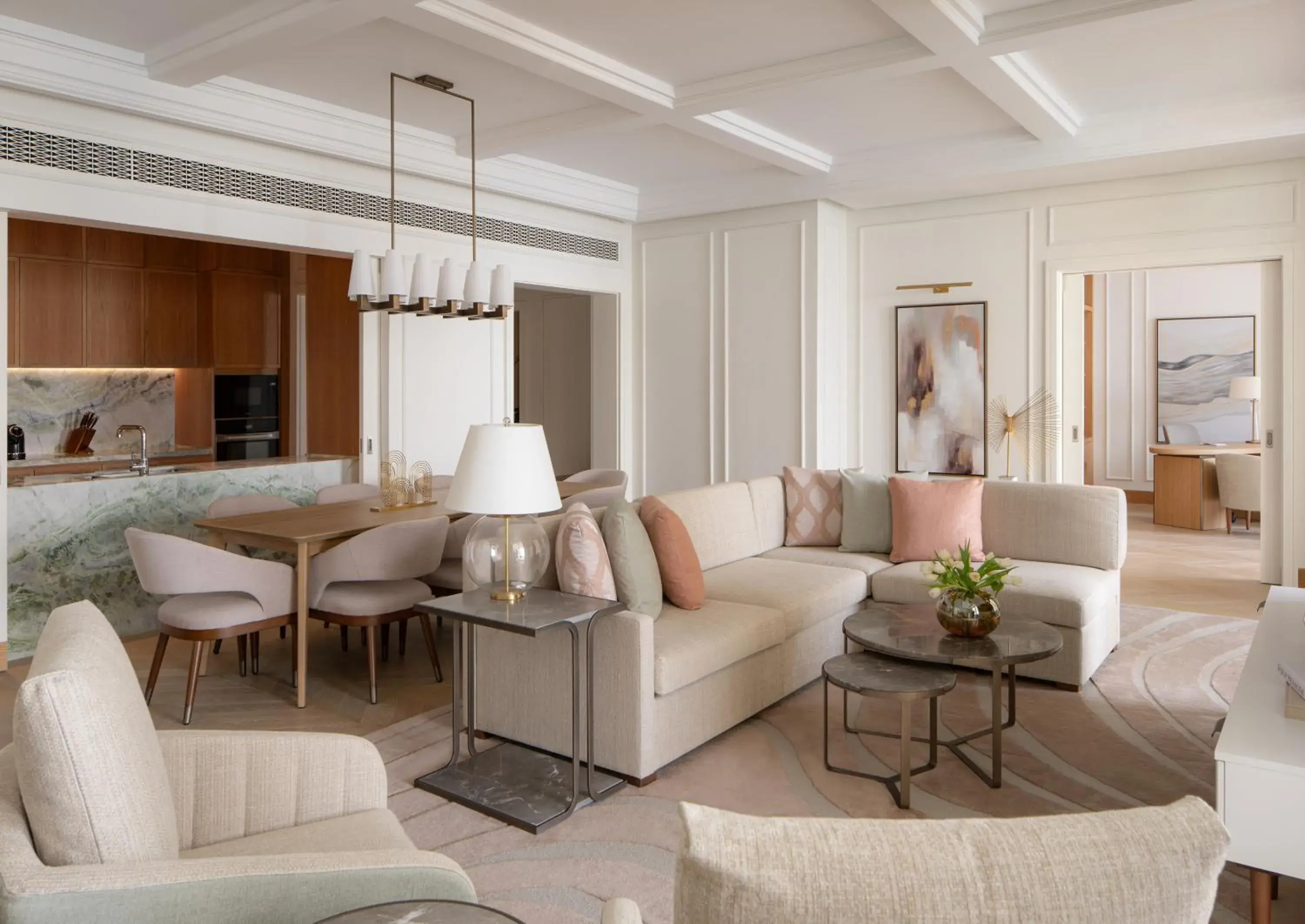 Living room, Seating Area in Four Seasons Resort and Residences at The Pearl - Qatar