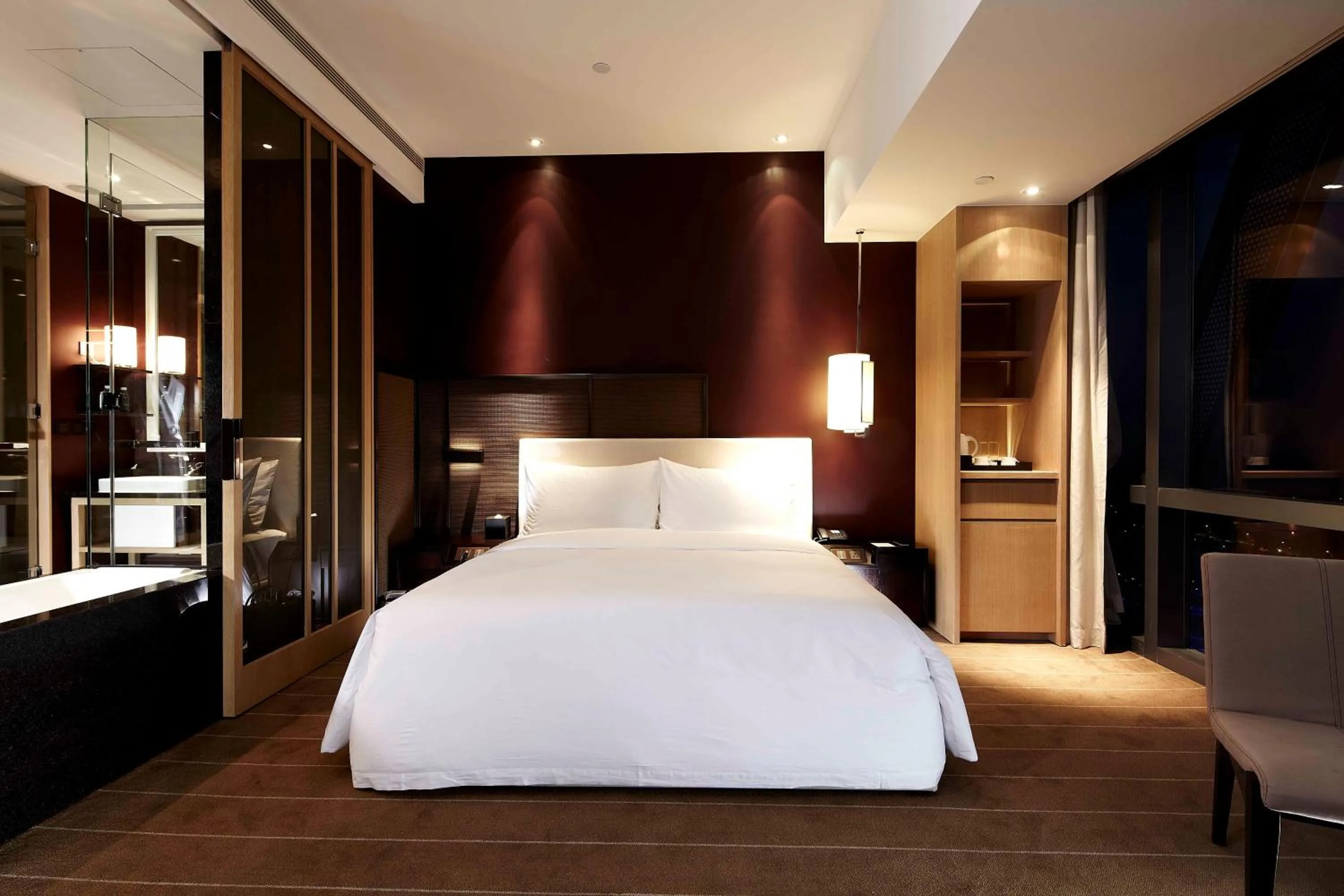 Bed in Hotel Kapok Shenzhen Bay