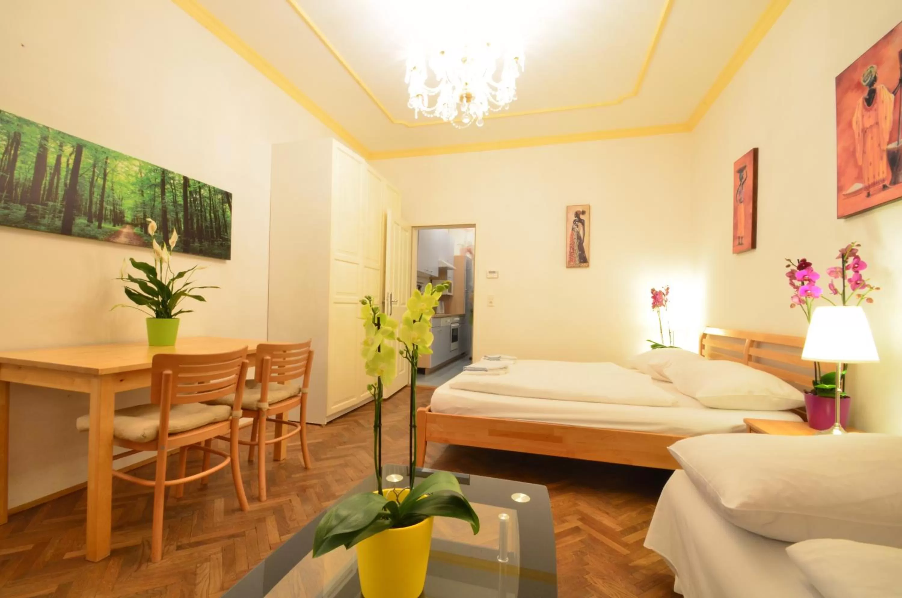 Bed in AJO Apartments - Messe City Flat - Self-Check-in