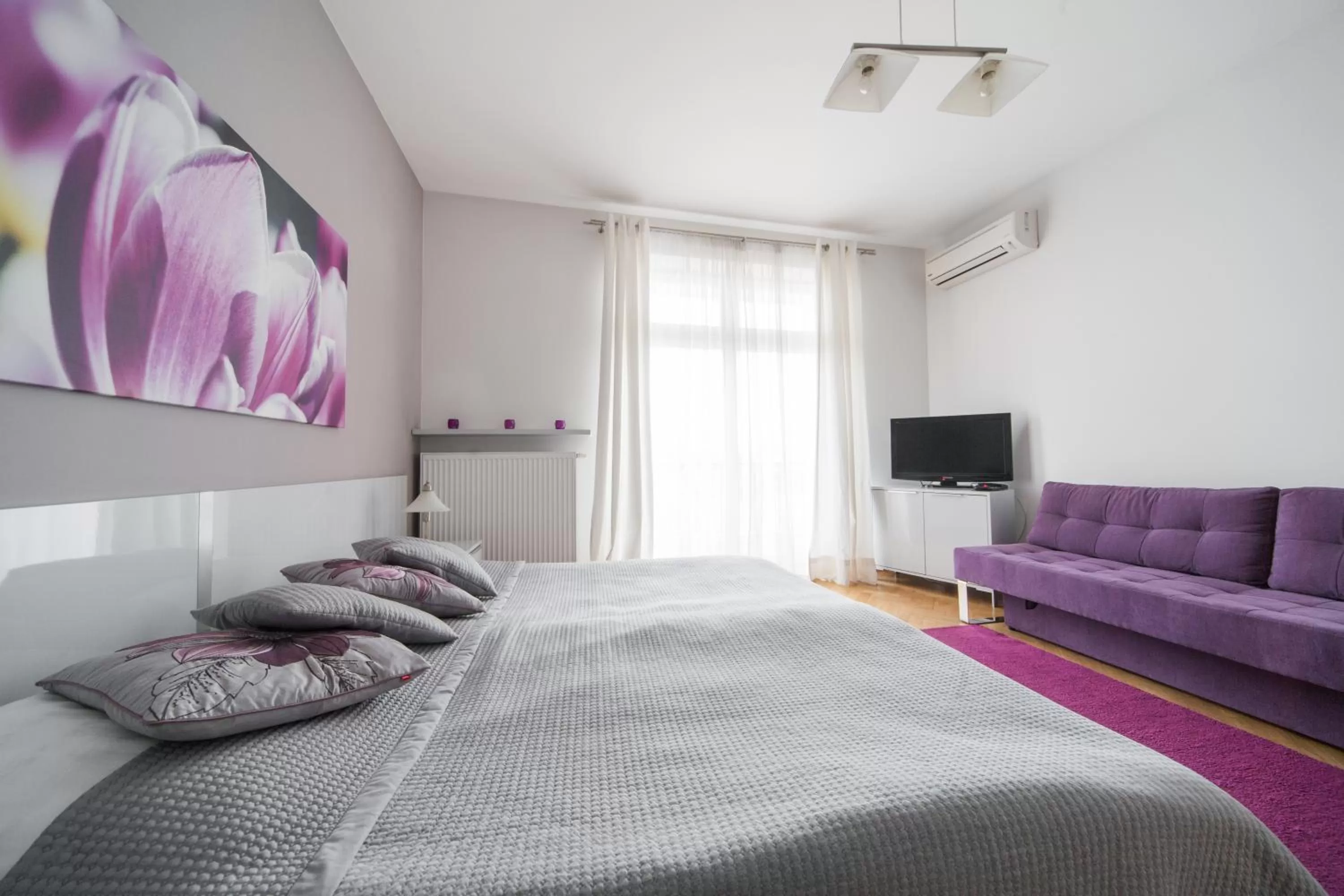 Bedroom, Bed in 4Seasons﻿ Apartments Cracow