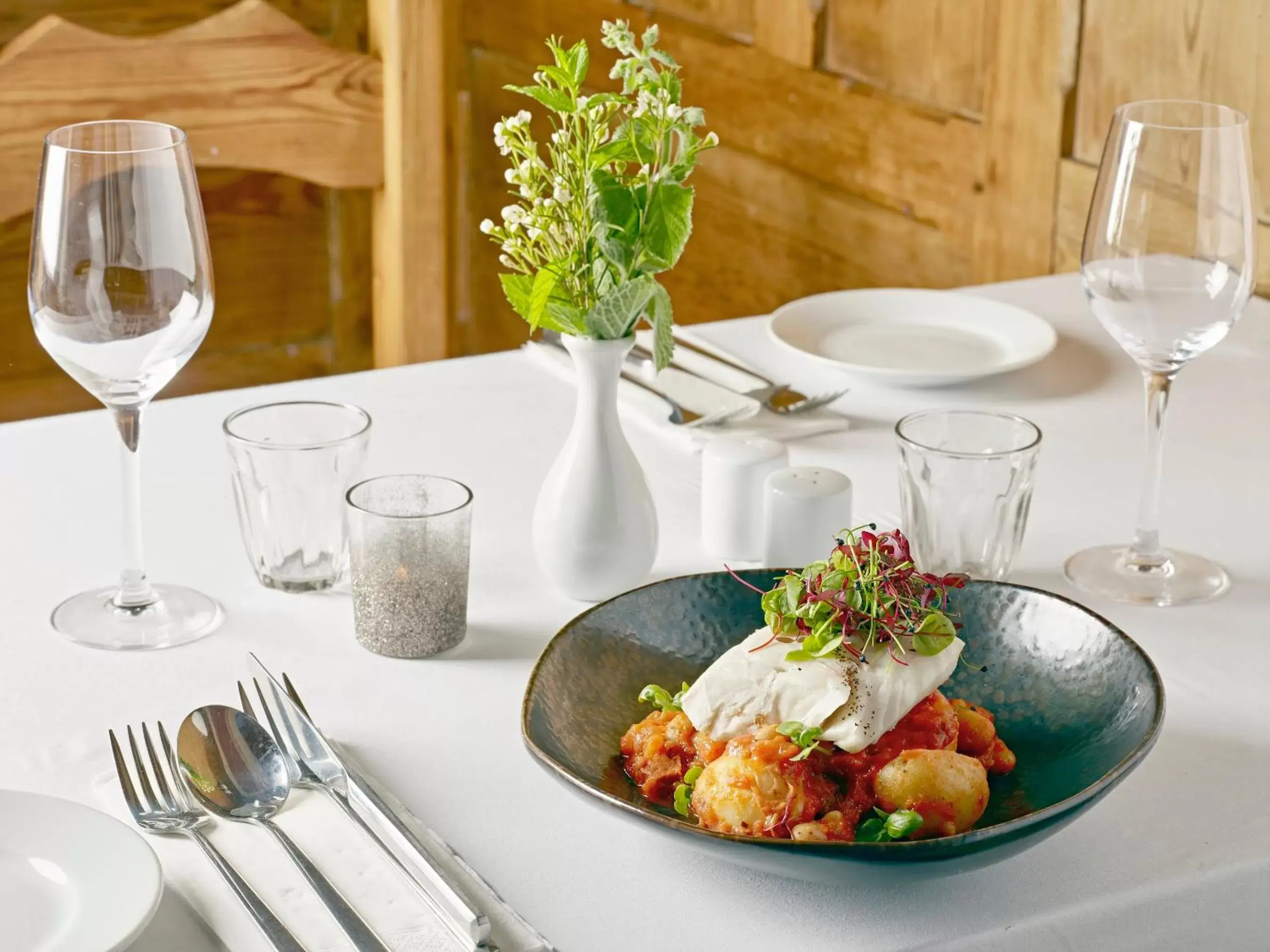 Food close-up in Tennant Arms Hotel