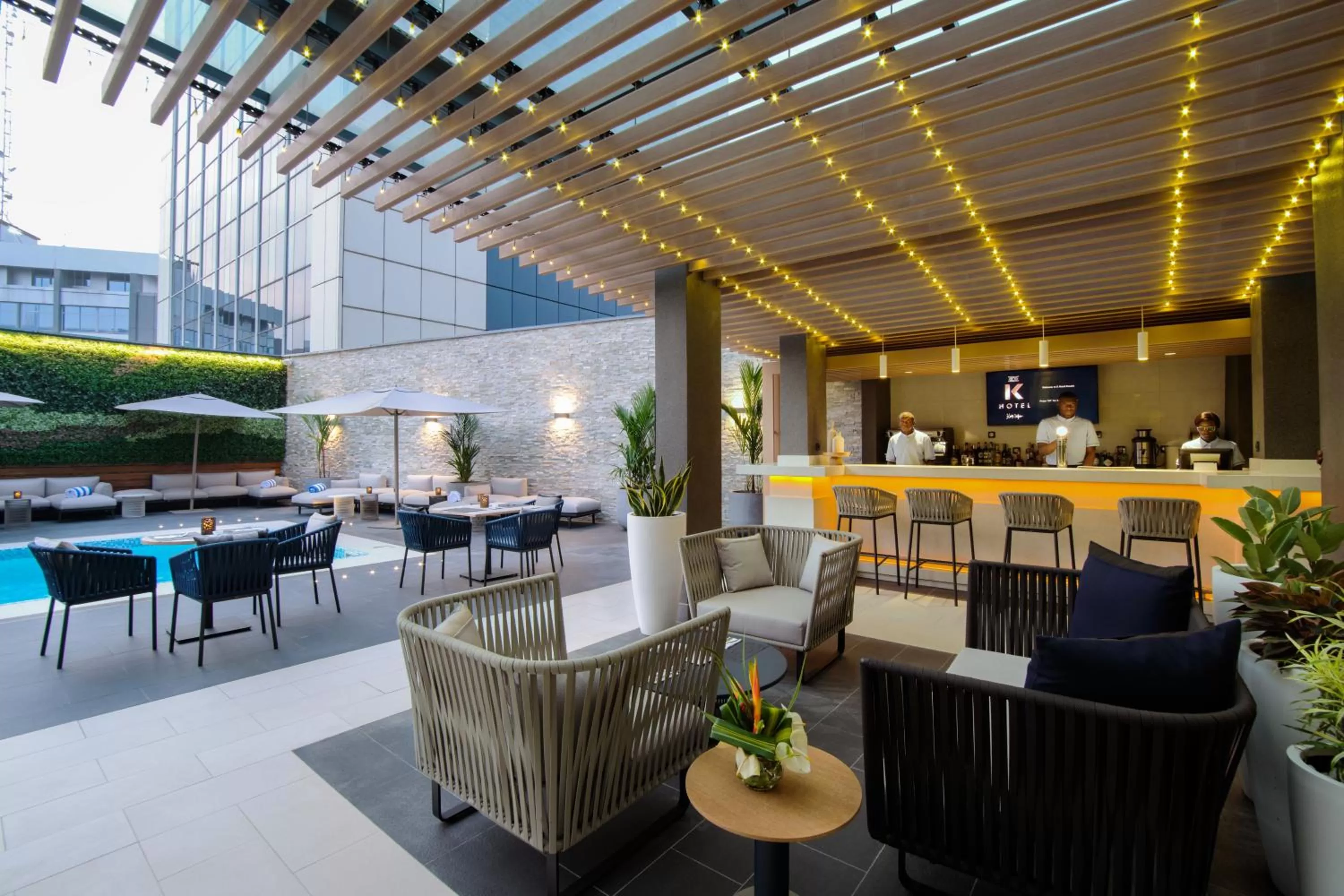 Balcony/Terrace in K Hotel Douala