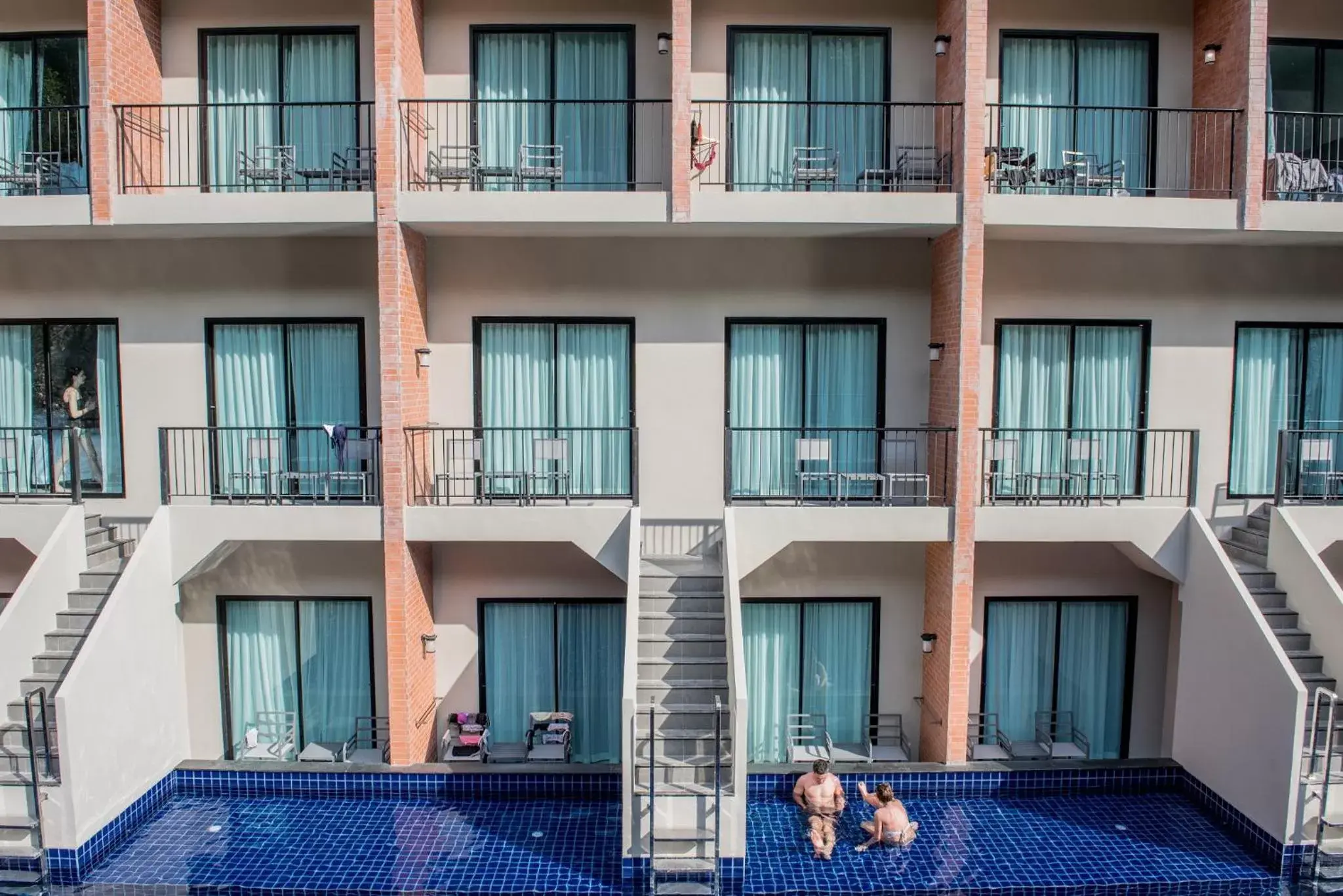 Swimming pool, Property Building in Sugar Marina Hotel CLIFFHANGER Aonang - SHA Extra Plus