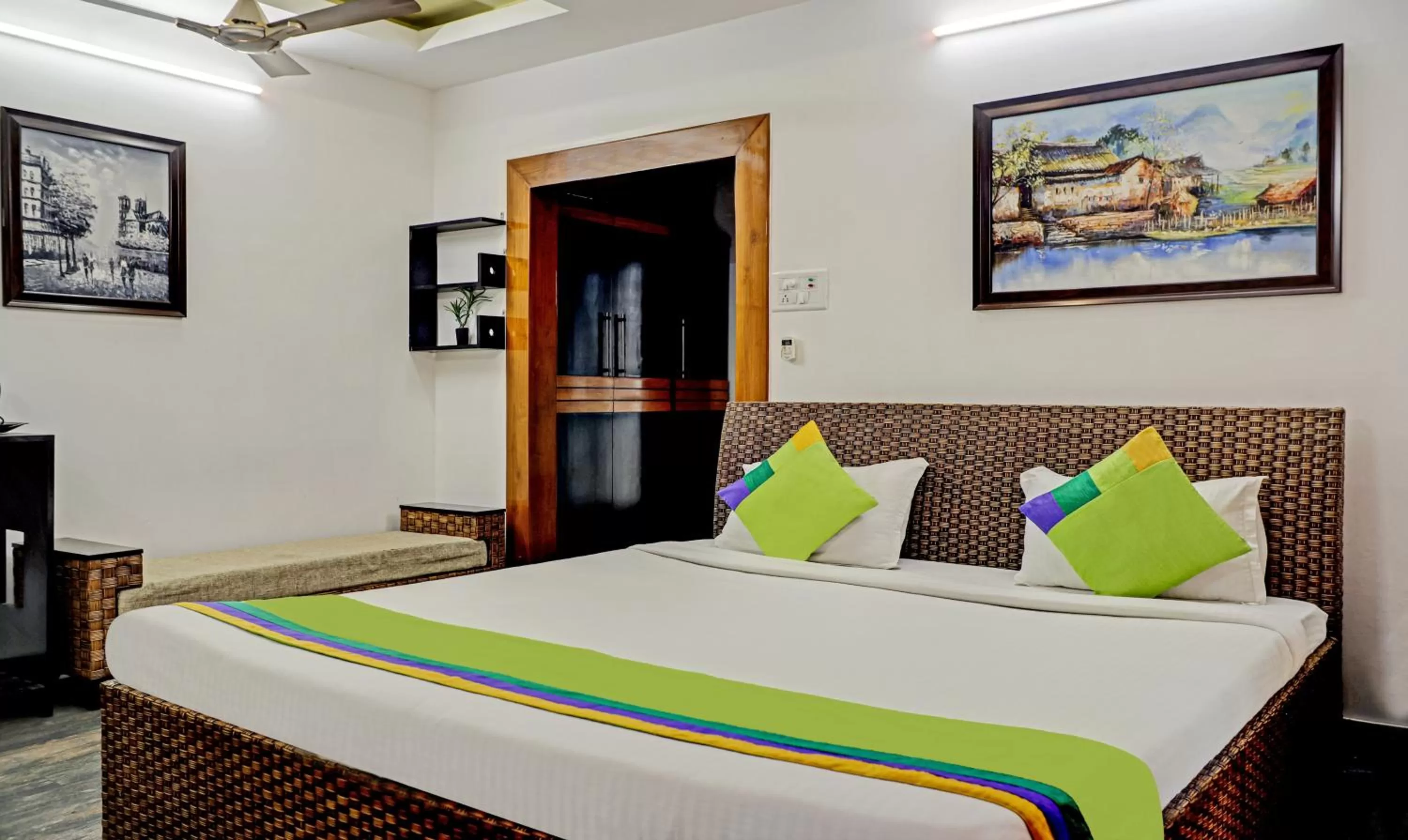 Bedroom, Bed in Treebo Umal Homestay Ganeshguri