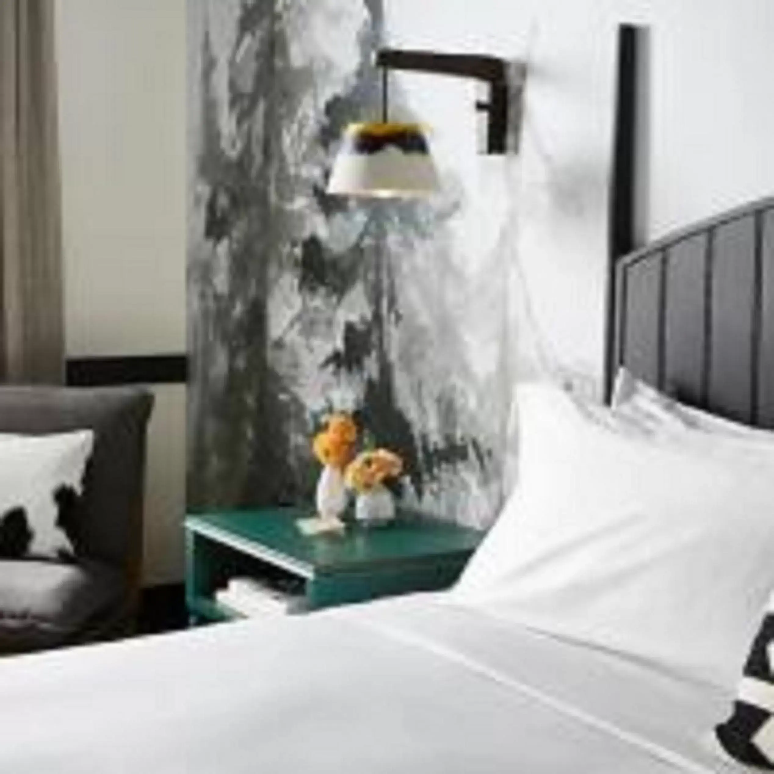 Decorative detail, Bed in El Capitan Hotel Decorative detail, Bed in El Capitan Hotel