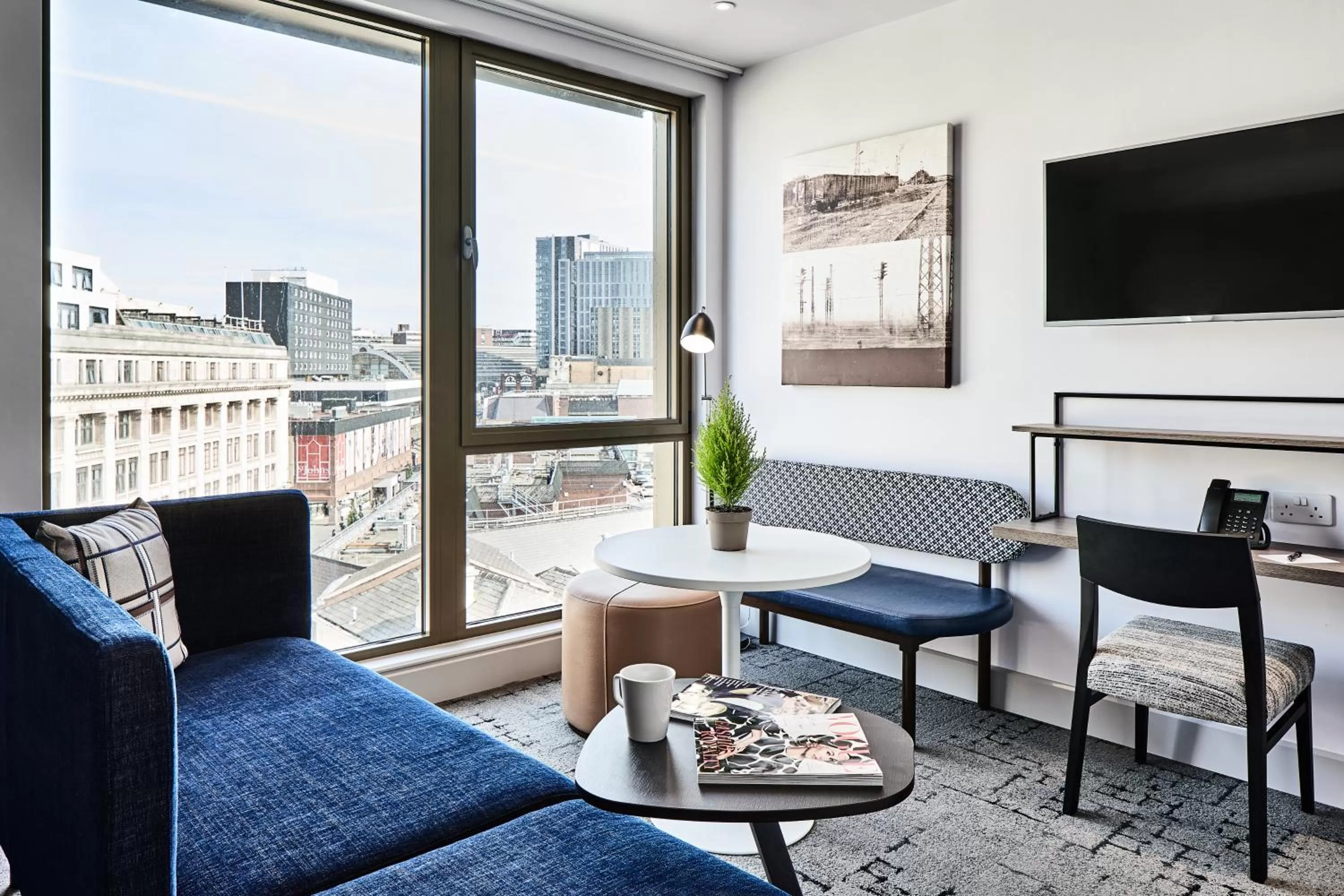 Living room in Citadines City Centre Liverpool