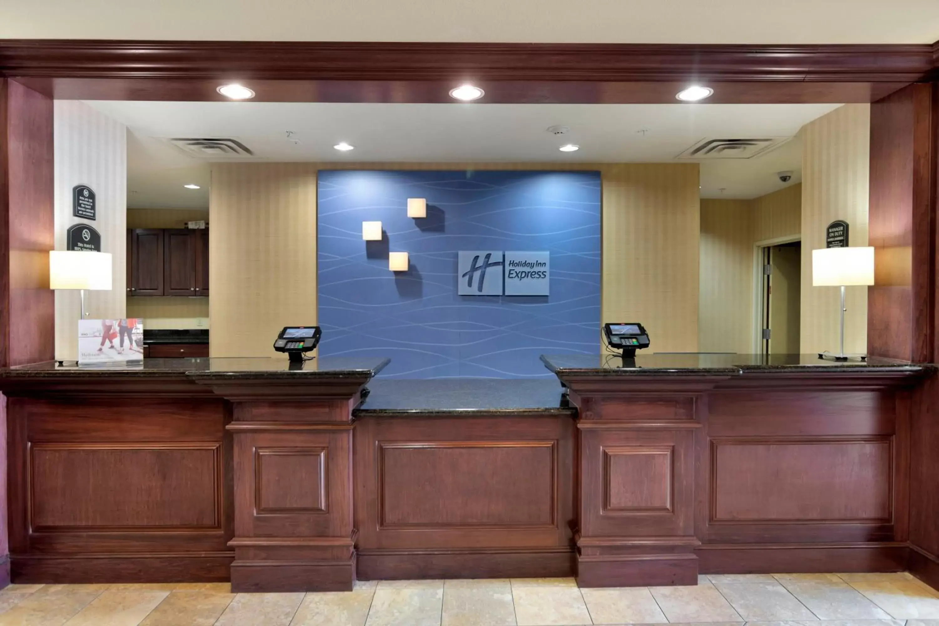 Property building, Lobby/Reception in Holiday Inn Express Hotel & Suites DFW West - Hurst, an IHG Hotel