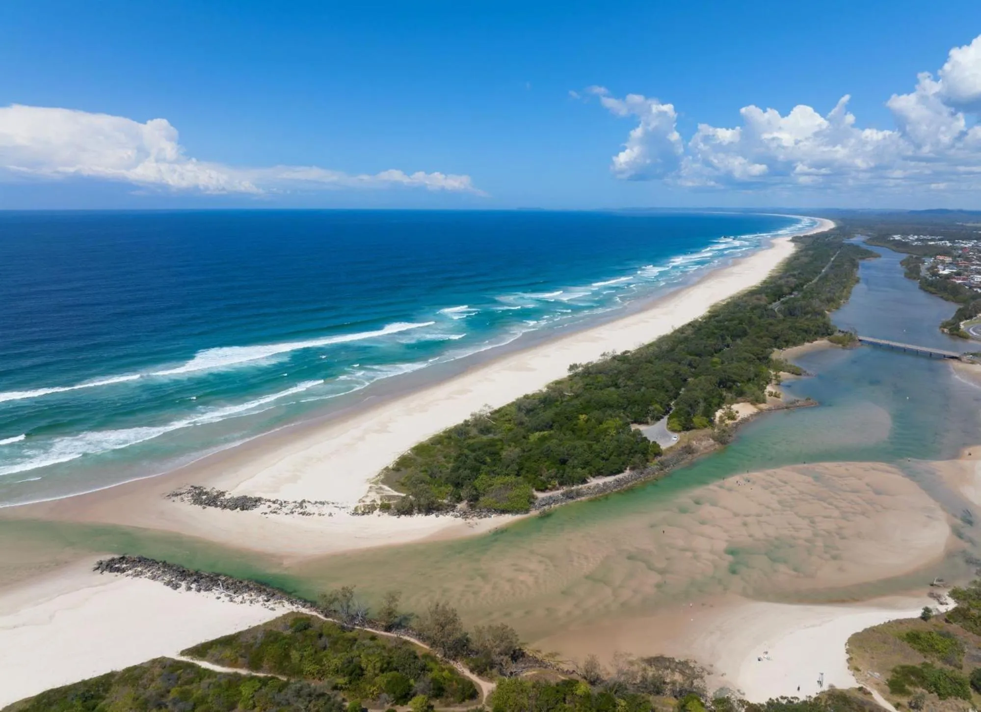 Beach in Pottsville Beach Motel