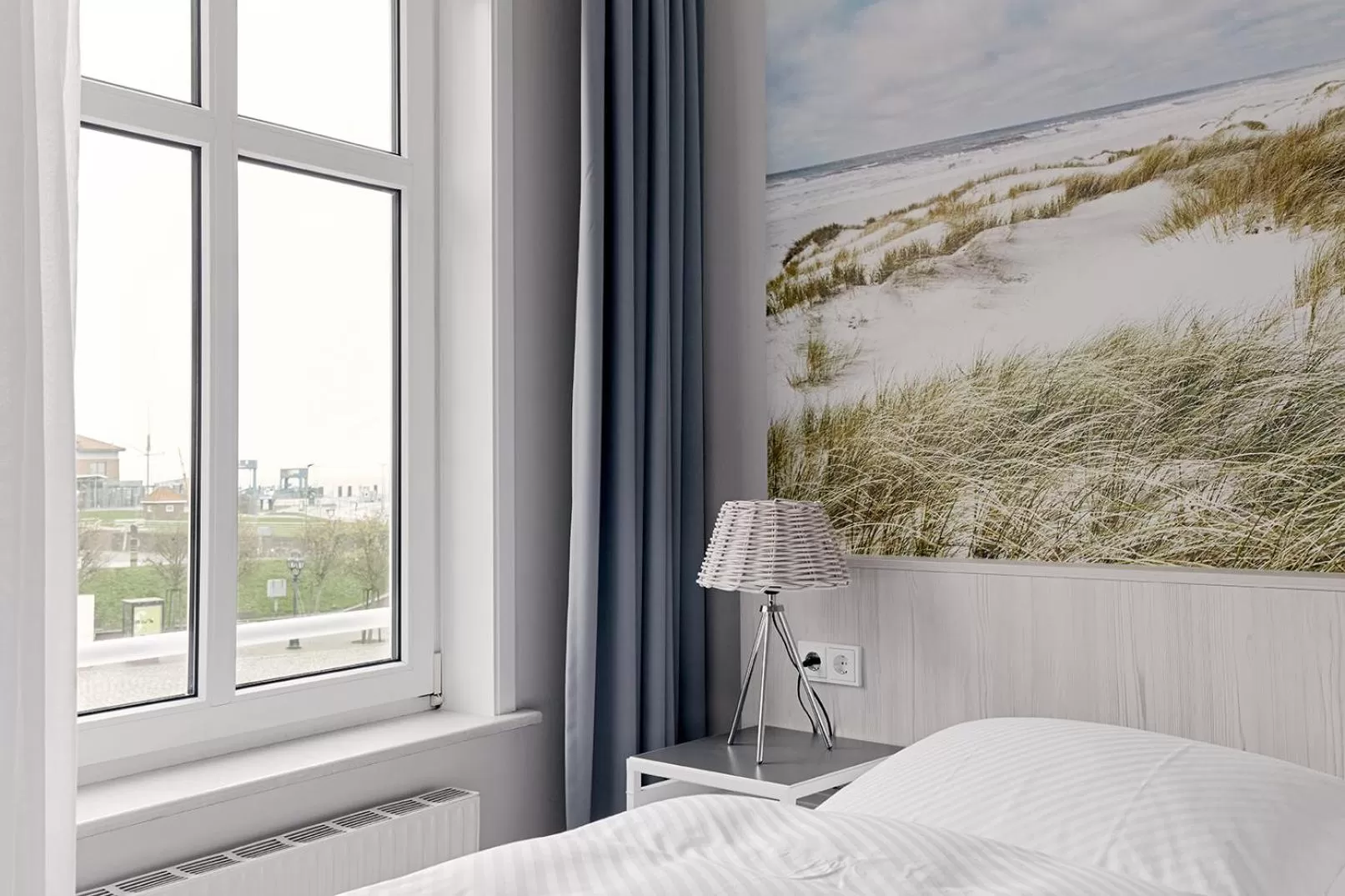 Bedroom, Bed in Duus Hotel garni