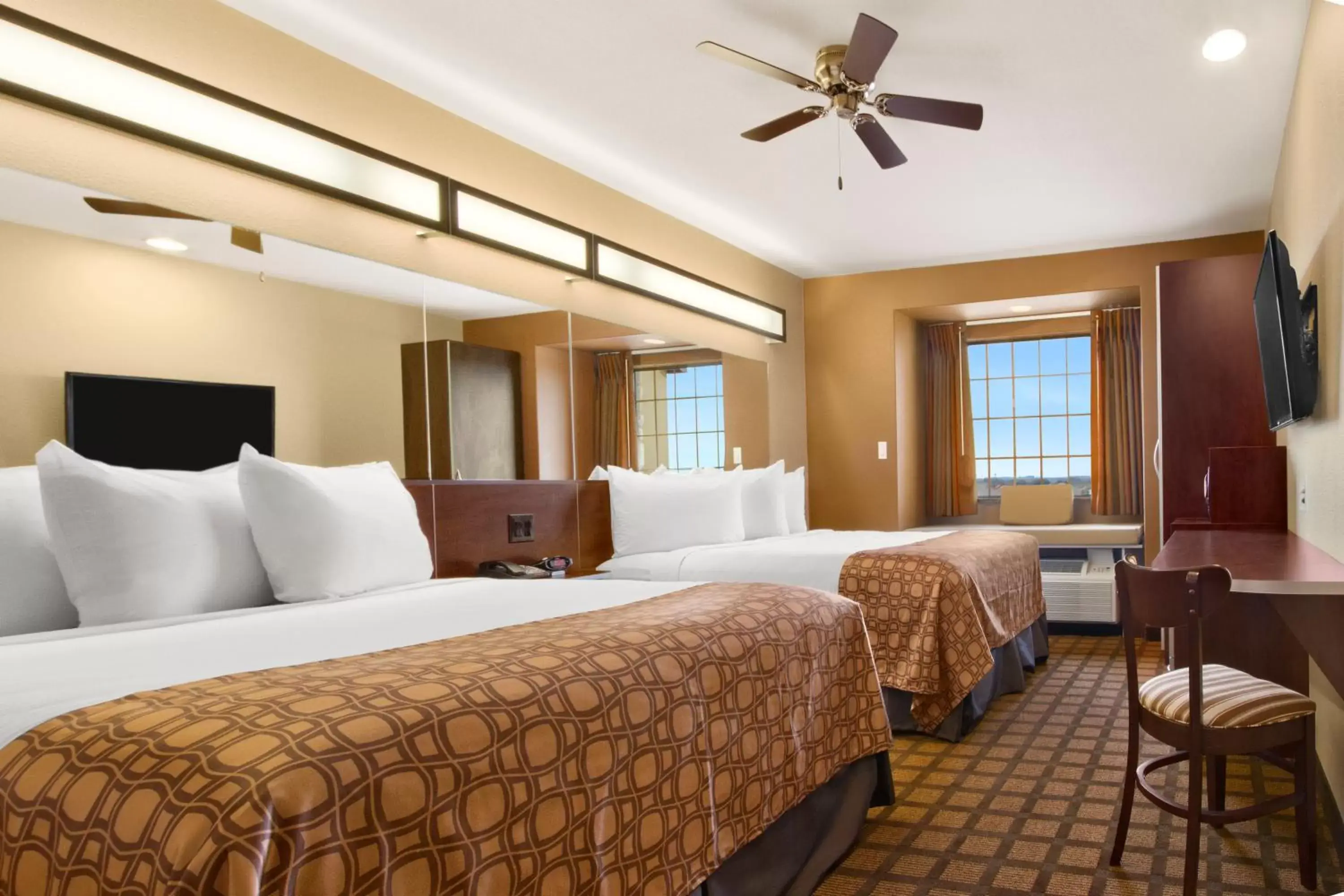 Queen Room with Two Queen Beds - Non-Smoking in Microtel Inn & Suites by Wyndham Round Rock