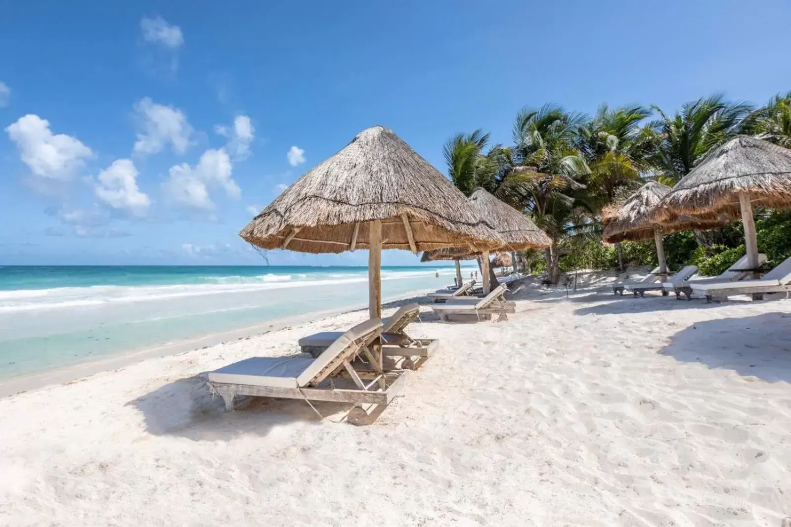 Beach in Encantada Tulum