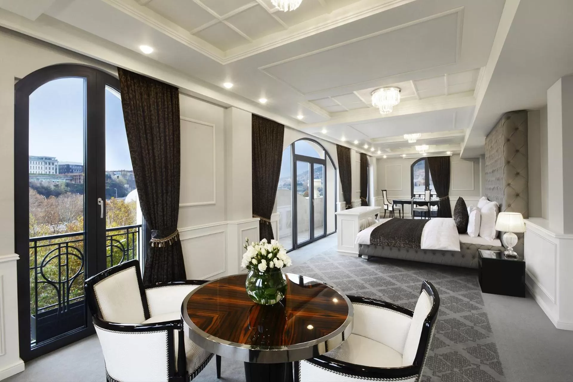 Bed in Ambassadori Tbilisi Hotel