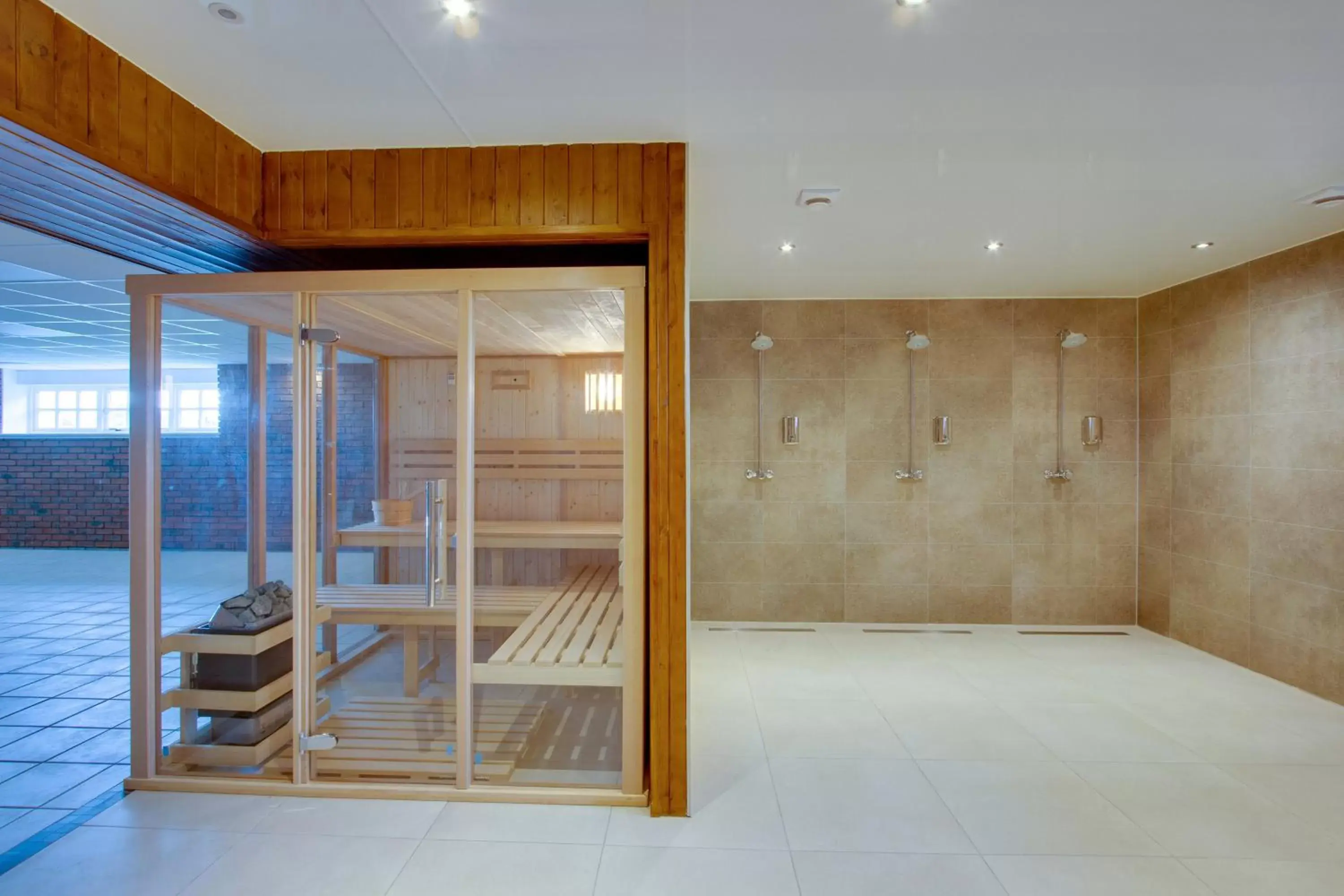 Shower, Bathroom in Home Farm B&B - Sunflower Room