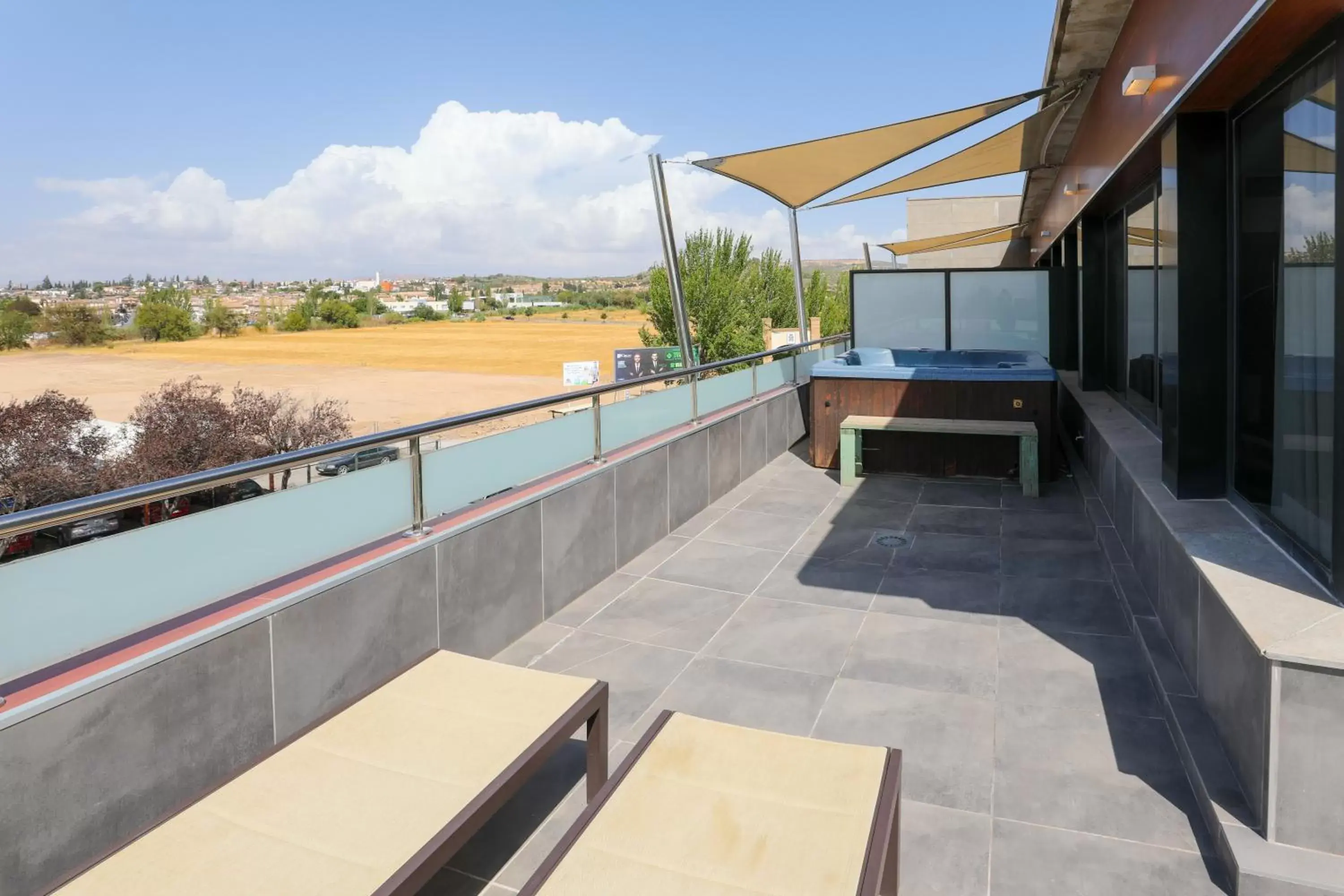 View (from property/room), Balcony/Terrace in YIT Conquista de Granada