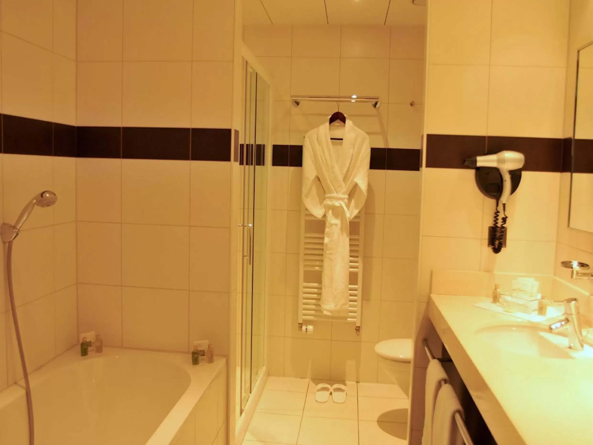 Shower, Bathroom in Airport Hotel Basel - Convenient & Friendly
