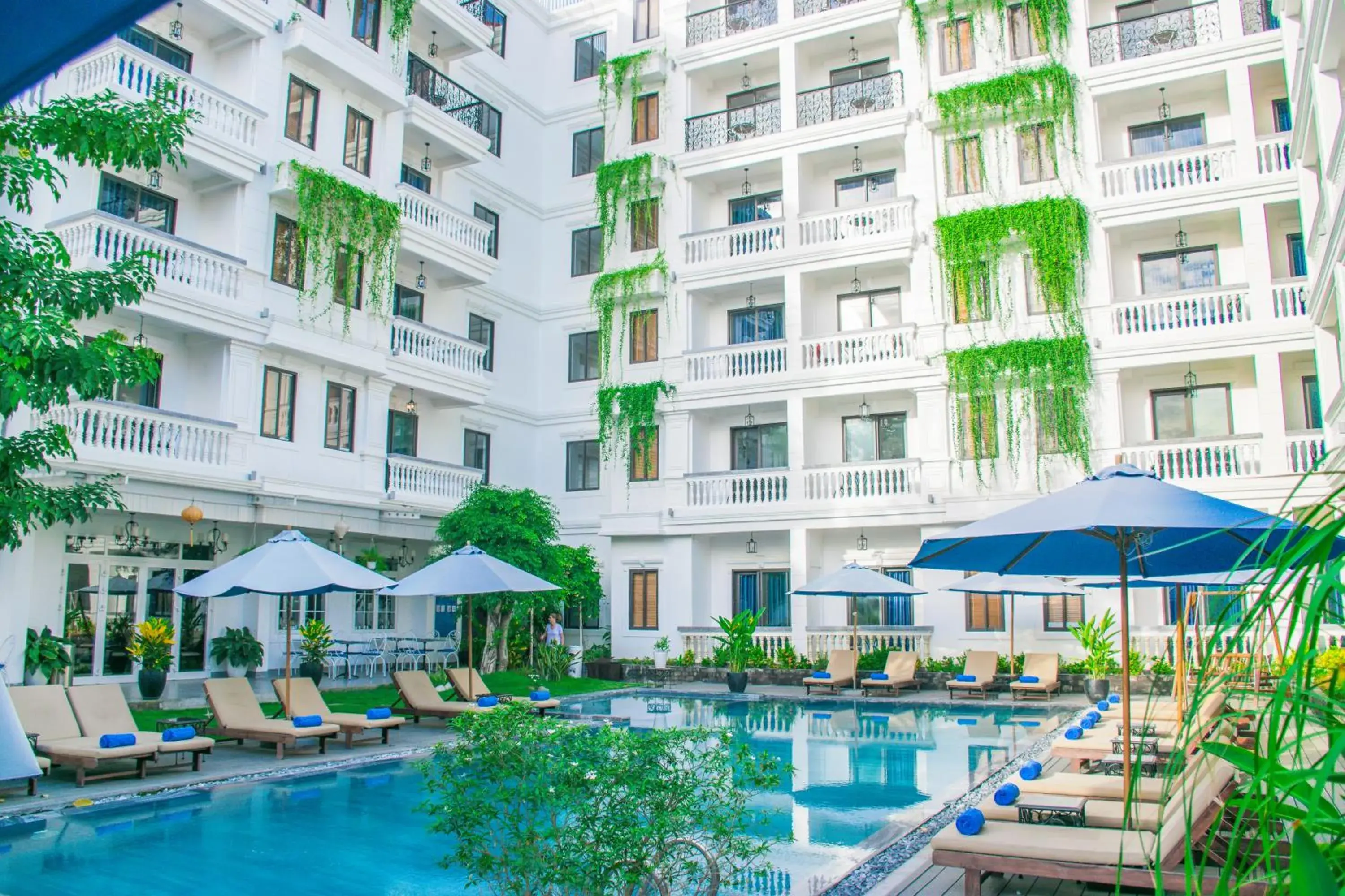 Pool view, Swimming Pool in Hoi An Rosemary Boutique Hotel & Spa