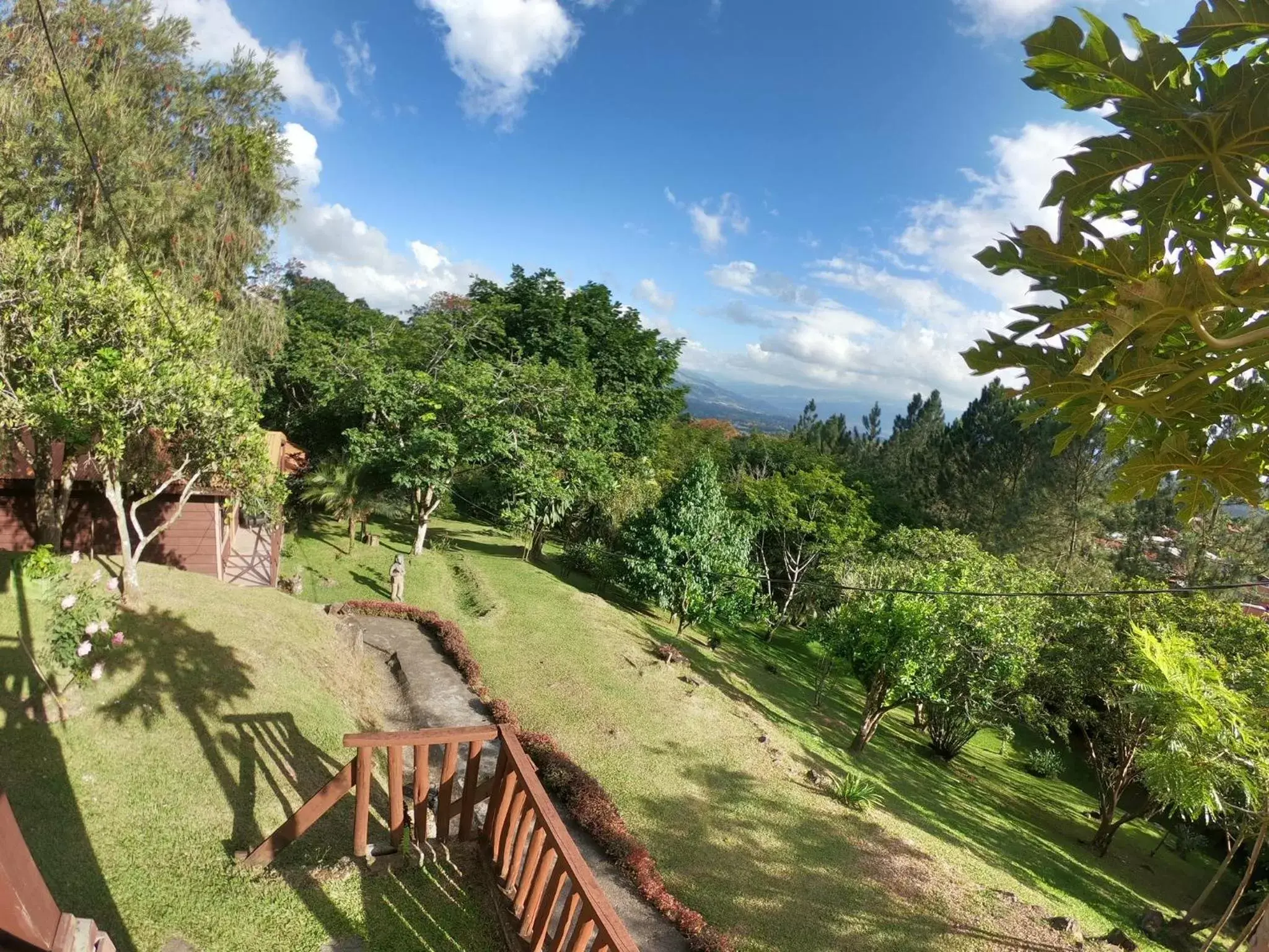 Patio in Hospedaje La Naciente