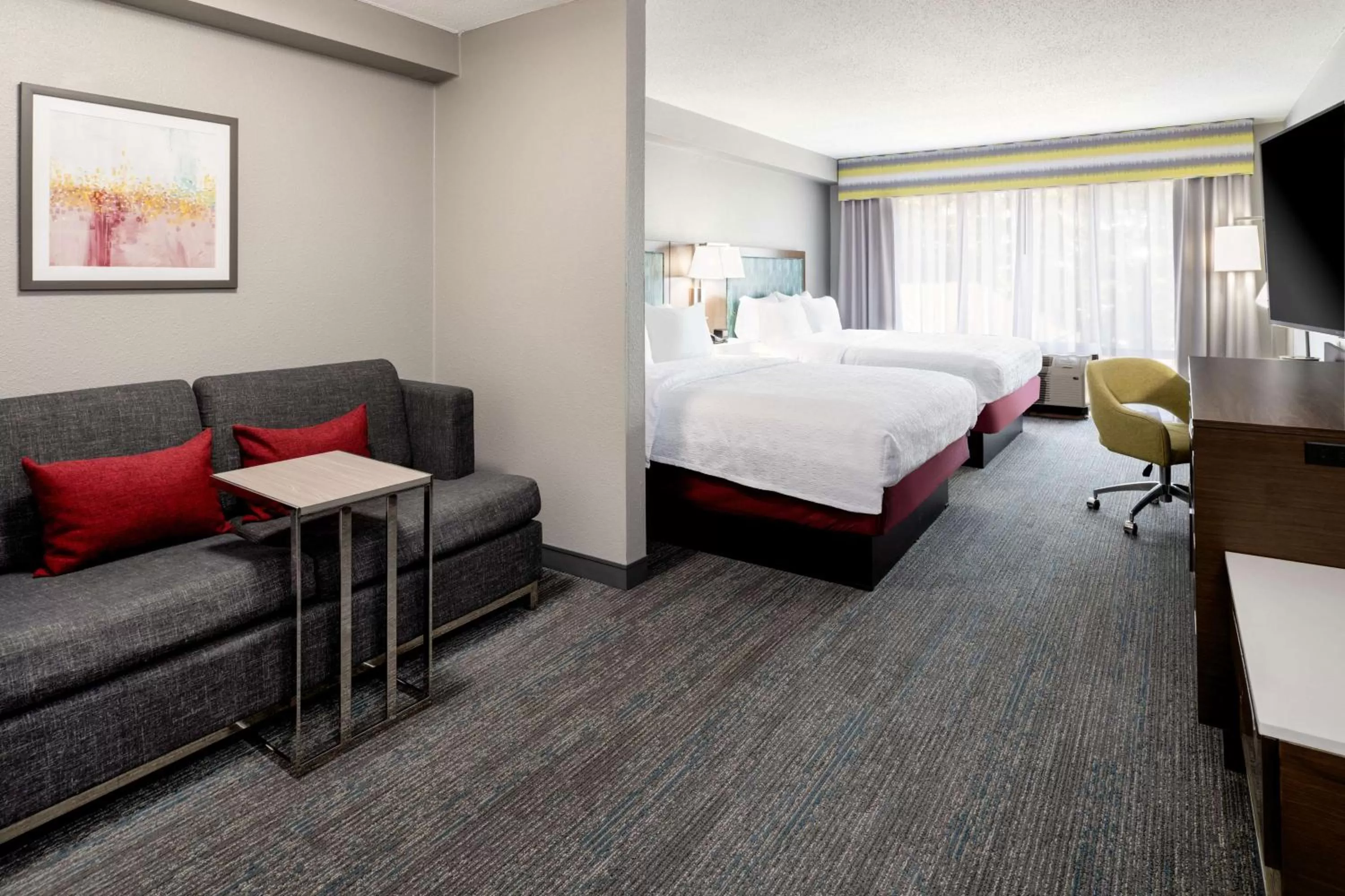 Living room, Bed in Hampton Inn Richmond/Midlothian Turnpike