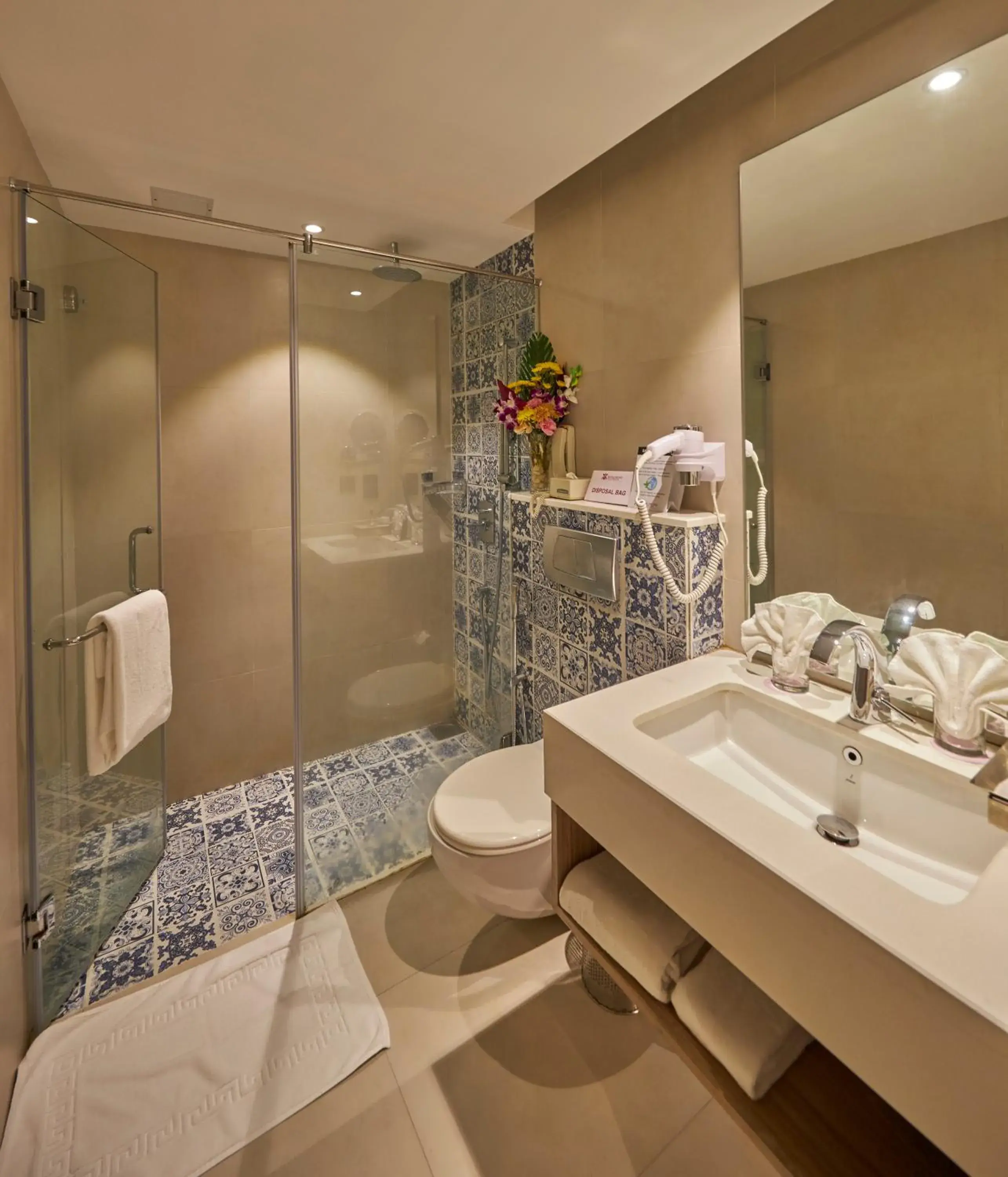 Shower, Bathroom in Royal Orchid Beach Resort & Spa, Utorda Beach Goa