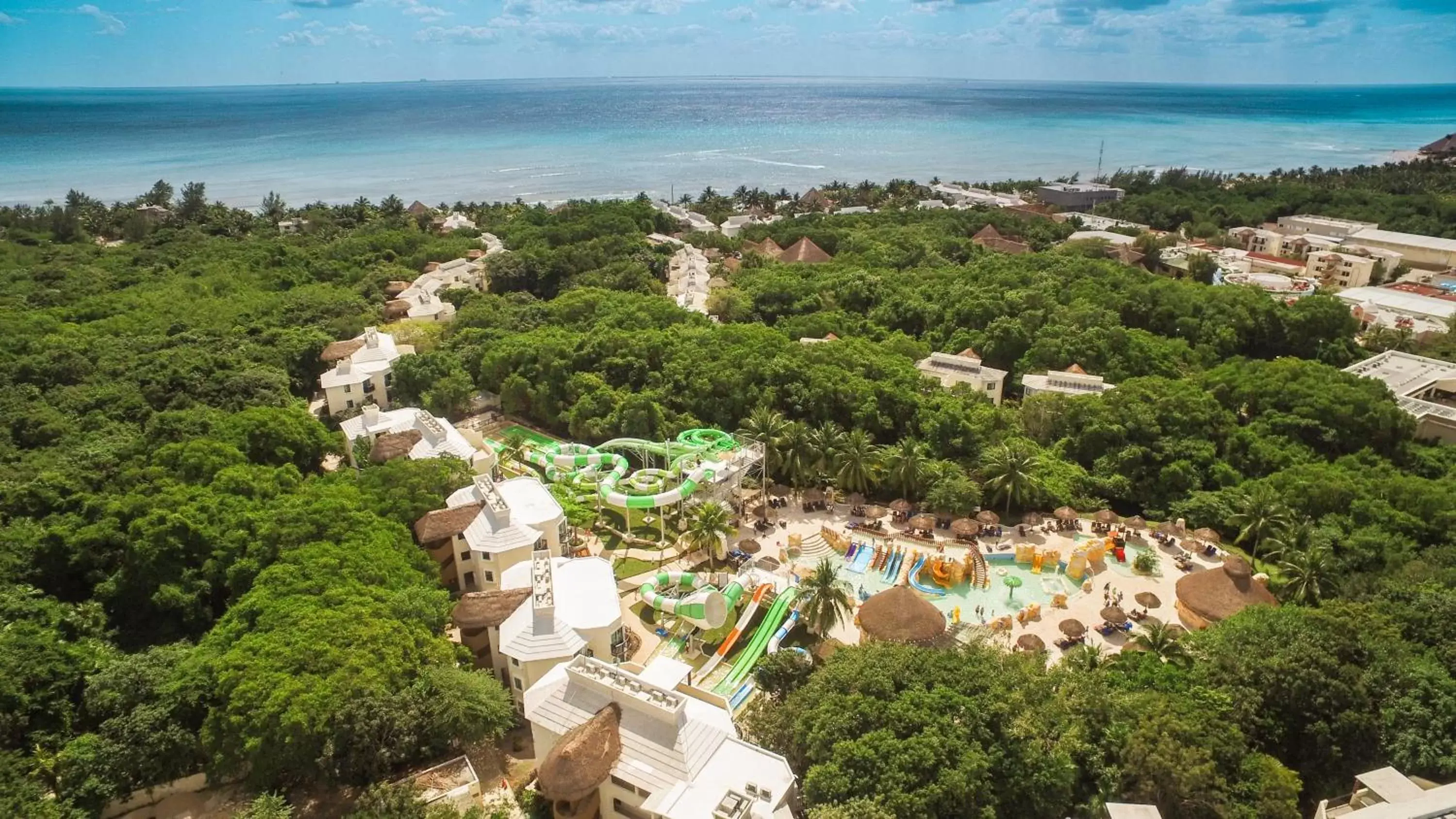 Aqua park, Bird's-eye View in Select Club at Sandos Caracol All Inclusive - Adults Only Area