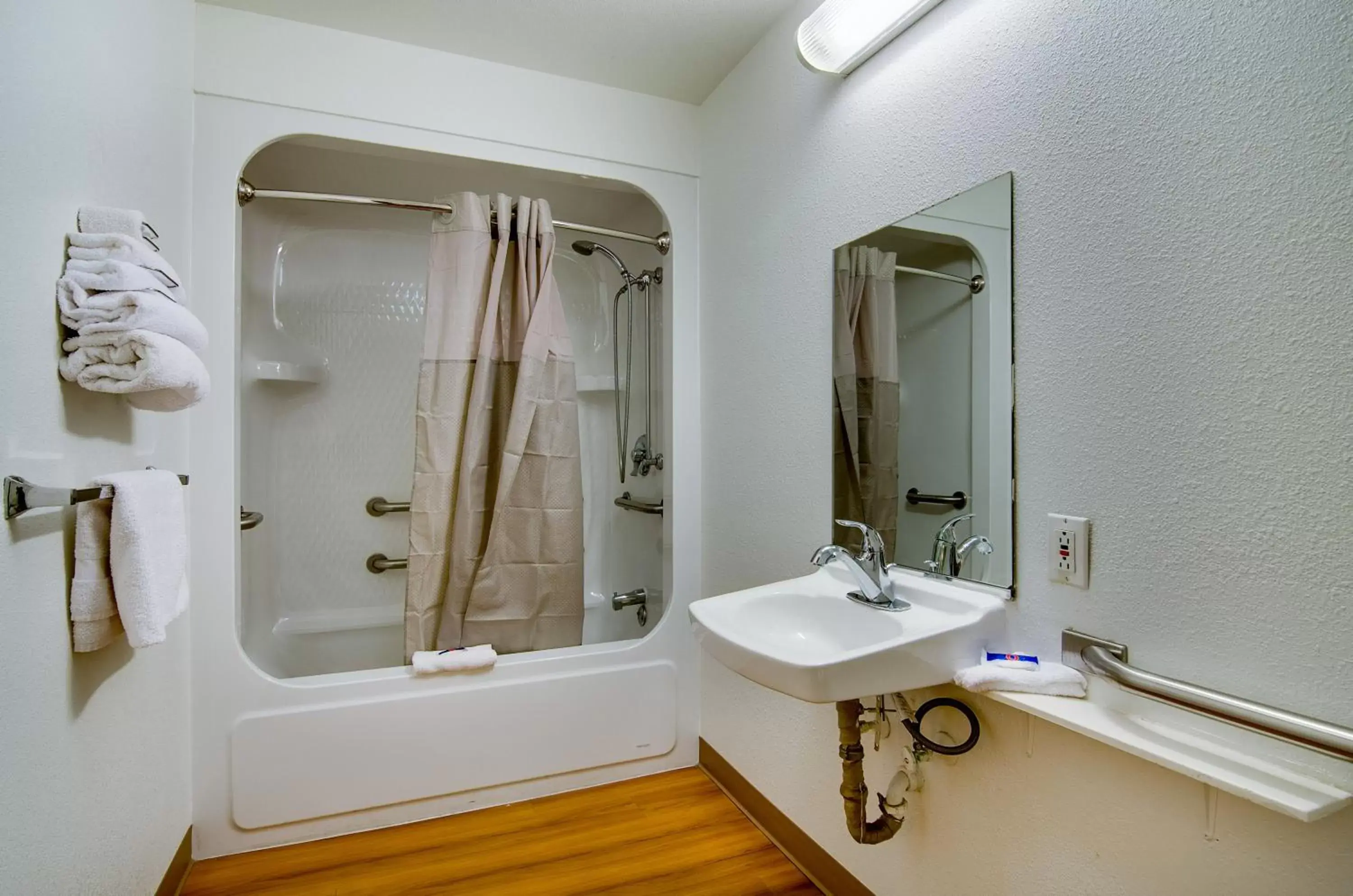 Bathroom in Motel 6-Salina, KS