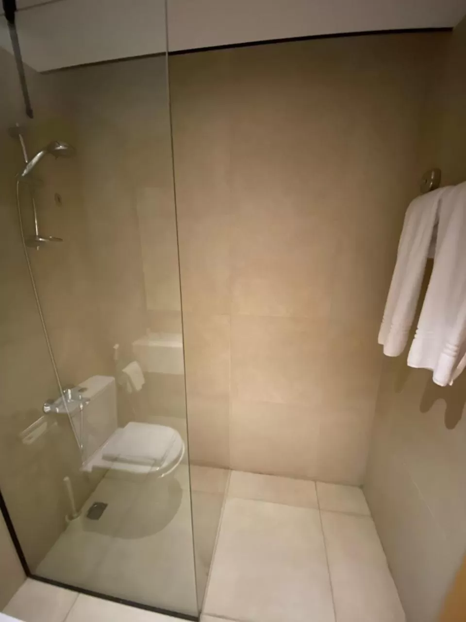Shower in Hasanah suites