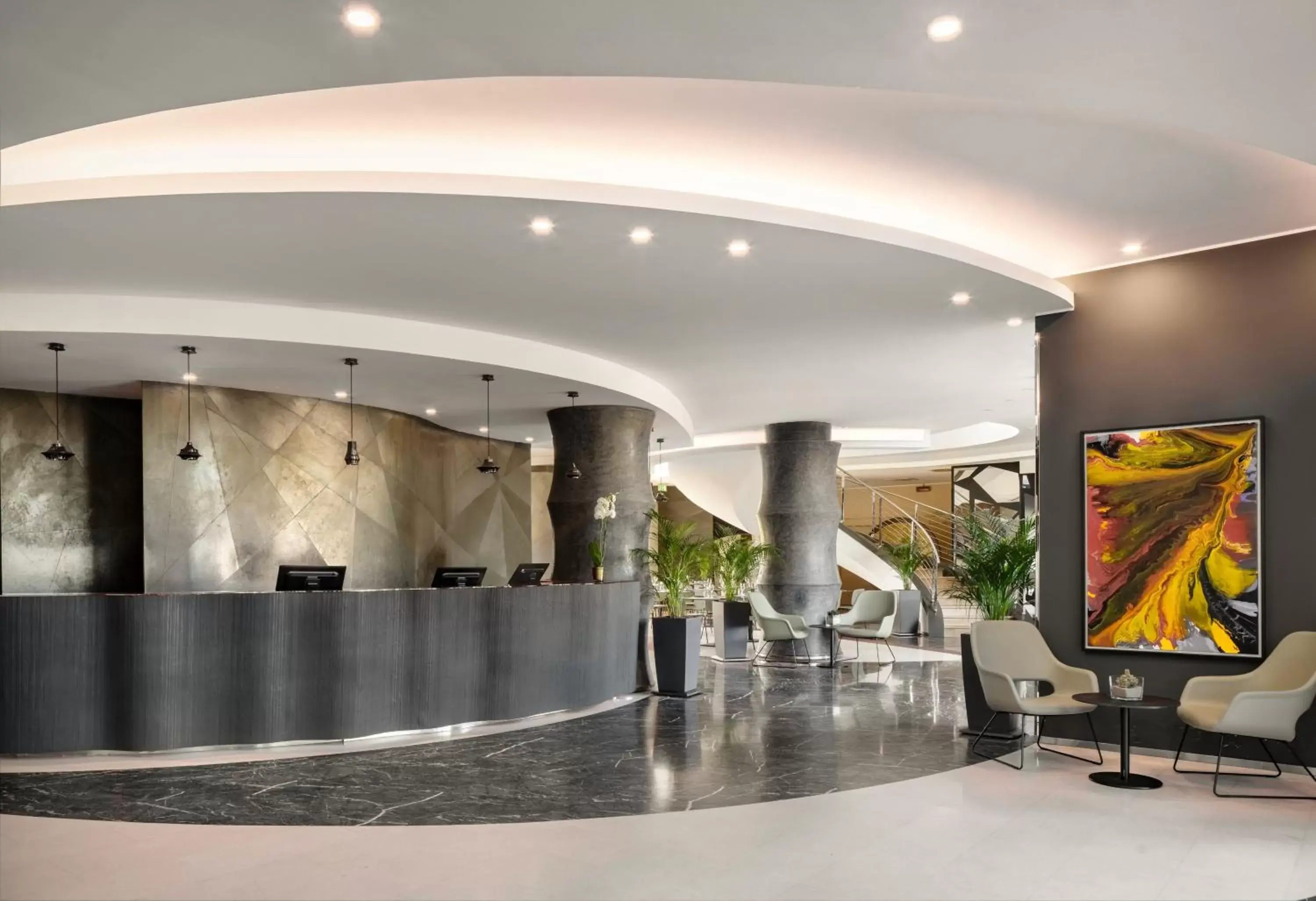 Lobby or reception, Lobby/Reception in UNAHOTELS Malpensa