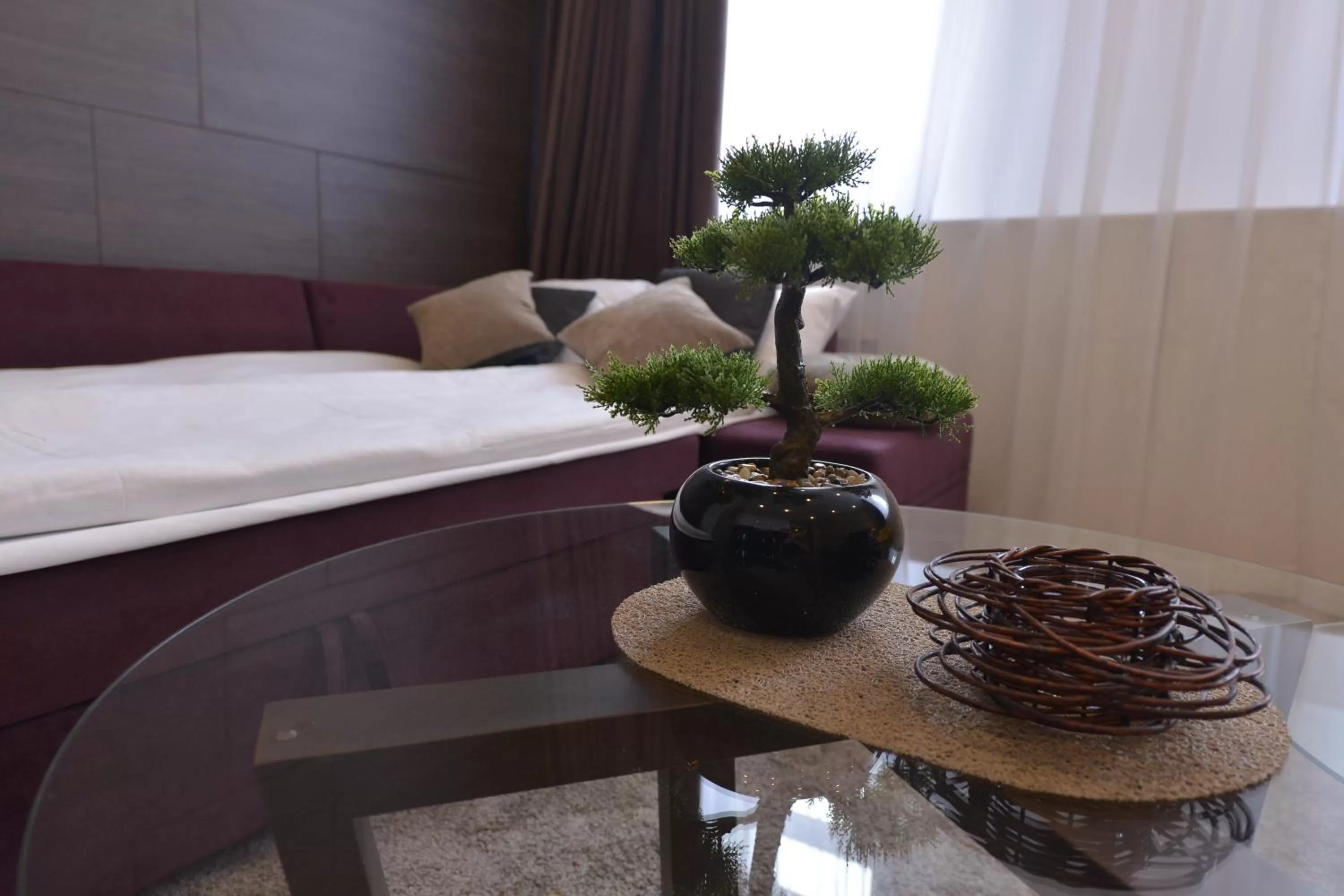 Living room, Bed in Boutique Rooms