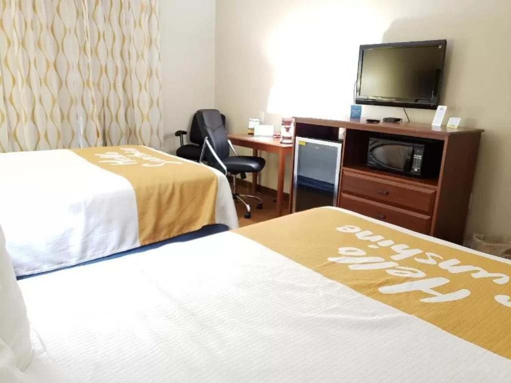 Bed in Days Inn by Wyndham Greensboro NC