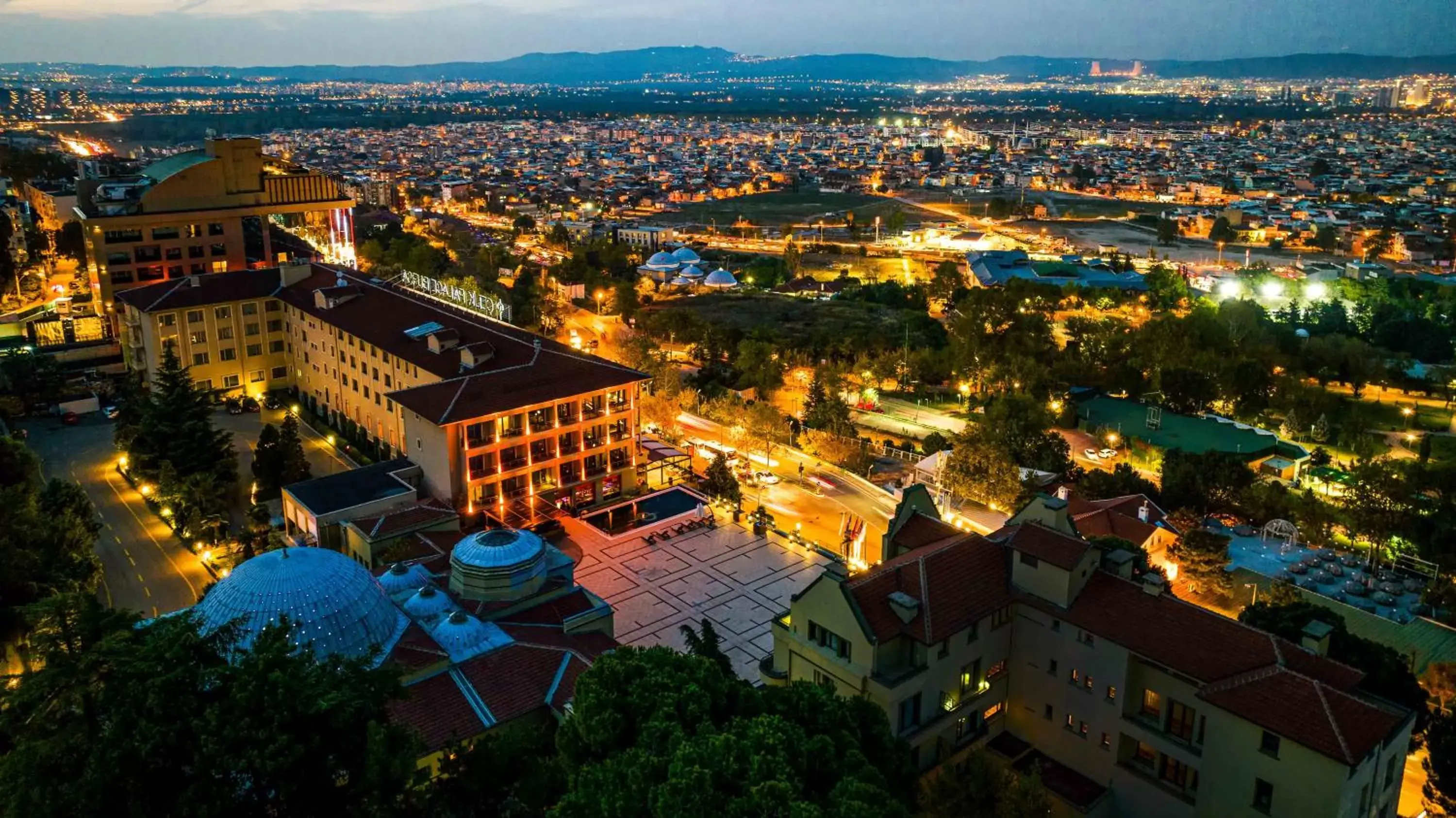 Property building, Bird's-eye View in Hotel Çelik Palas Convention Center & Thermal SPA