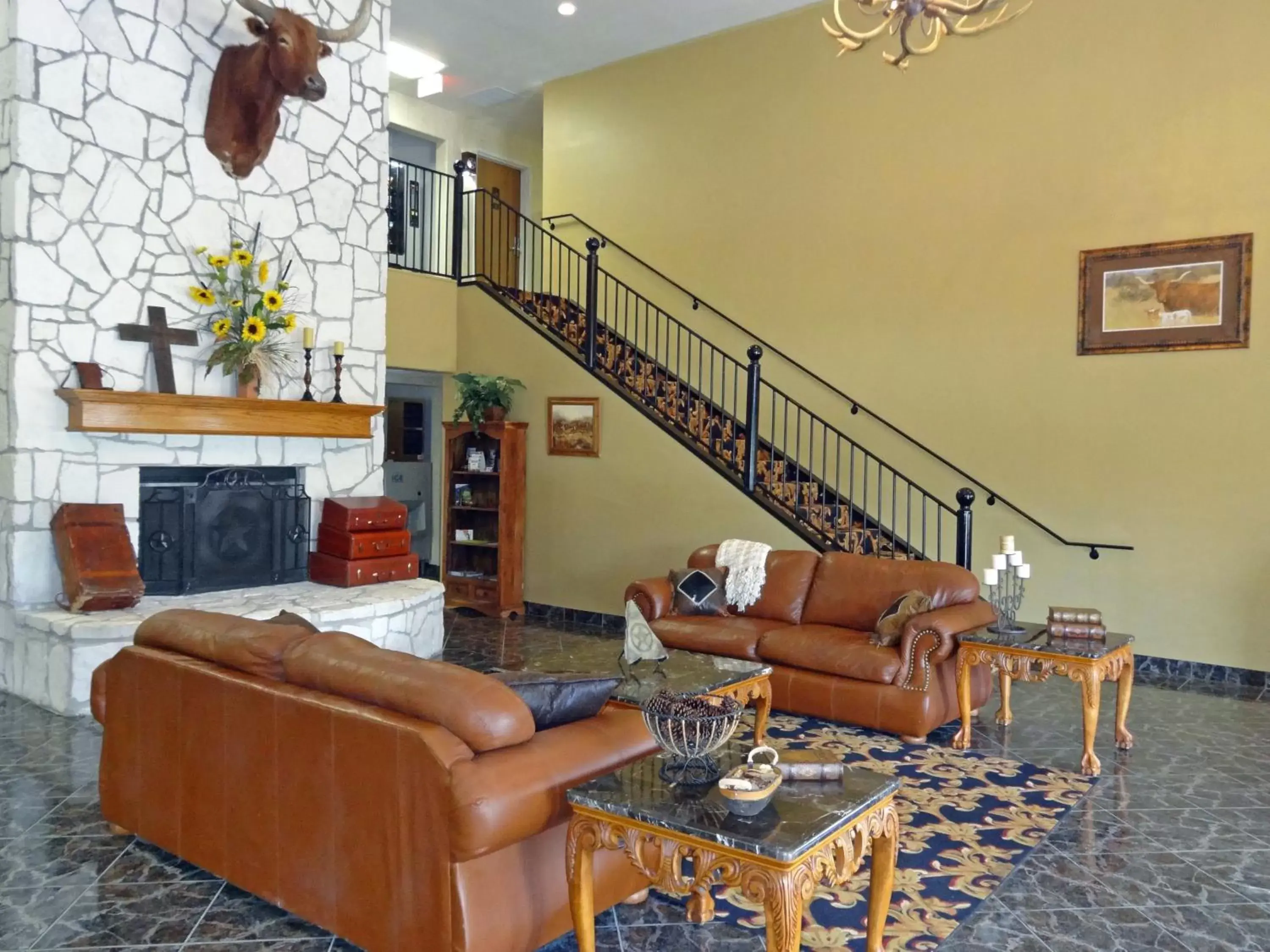 Lobby or reception, Seating Area in Texas Inn Beeville