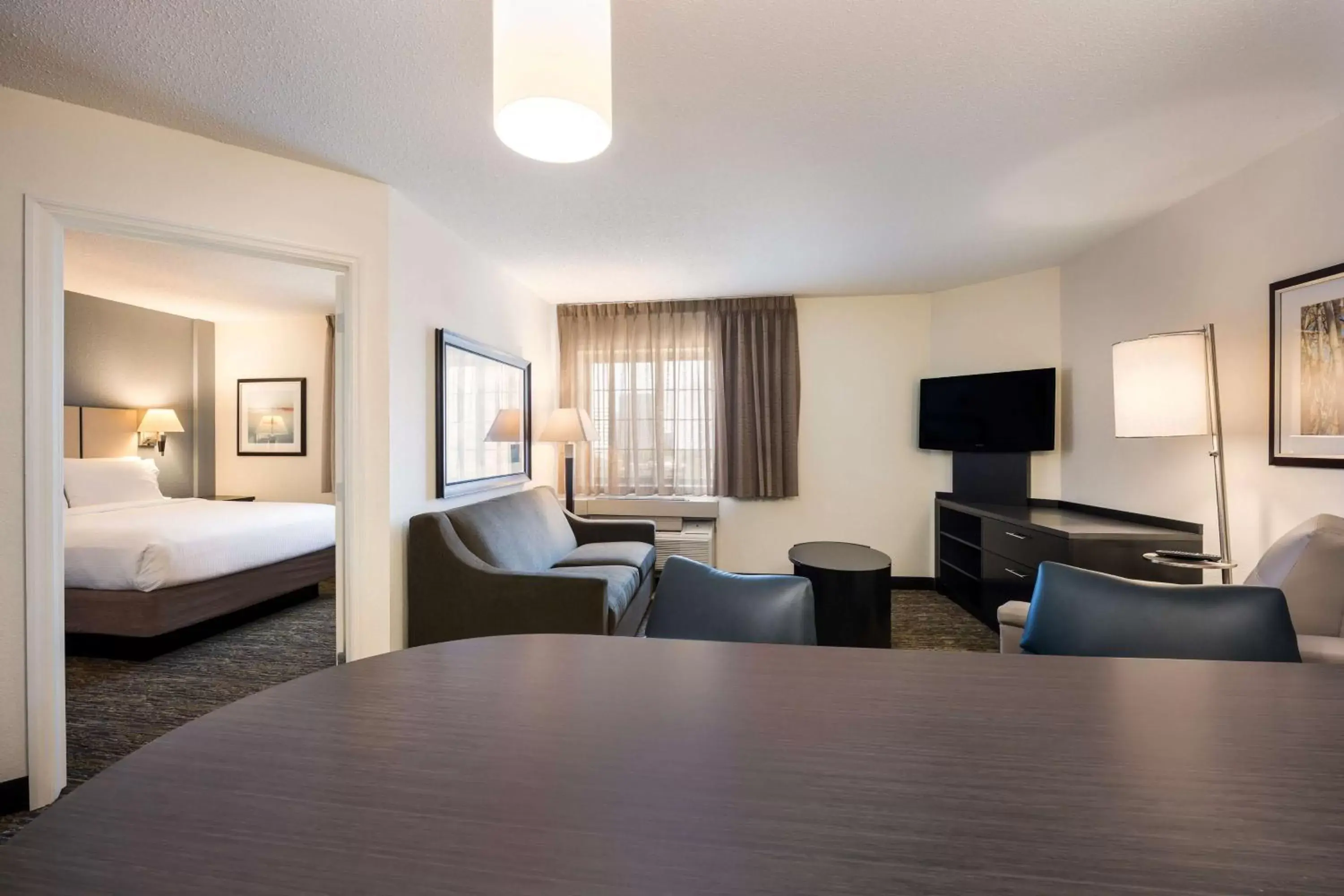 One Bedroom Suite Queen Roll-In Shower Mobility Accessible  in Sonesta Simply Suites Minneapolis Richfield