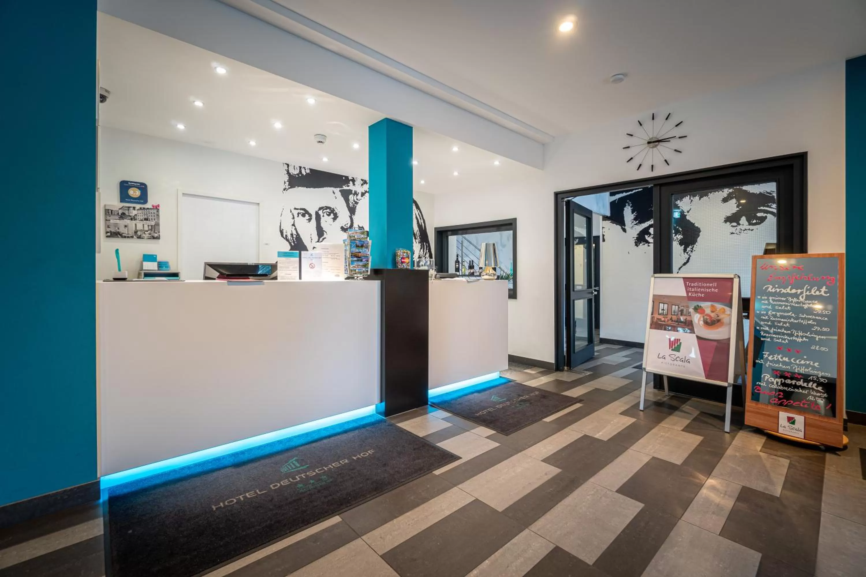 Lobby or reception in Hotel Deutscher Hof