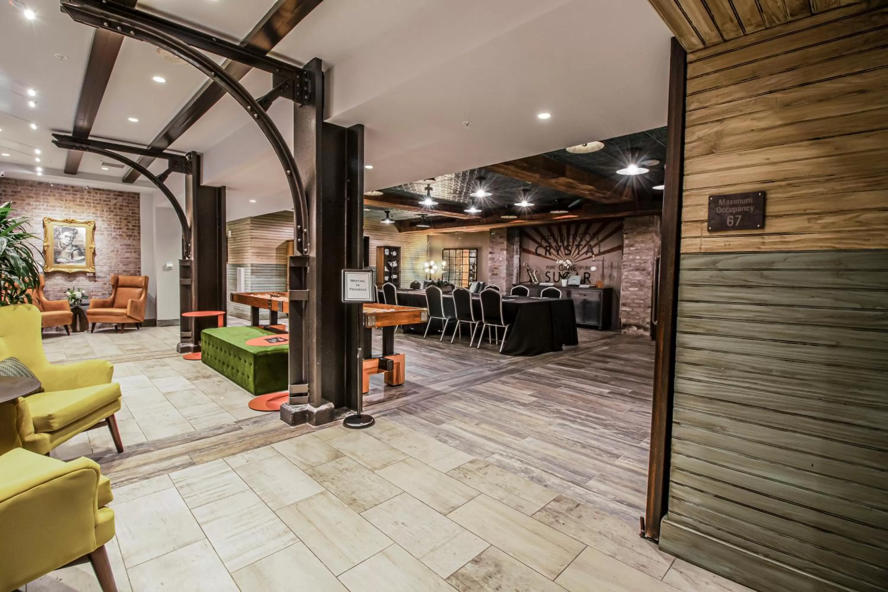 Lobby or reception in The Mercantile Hotel