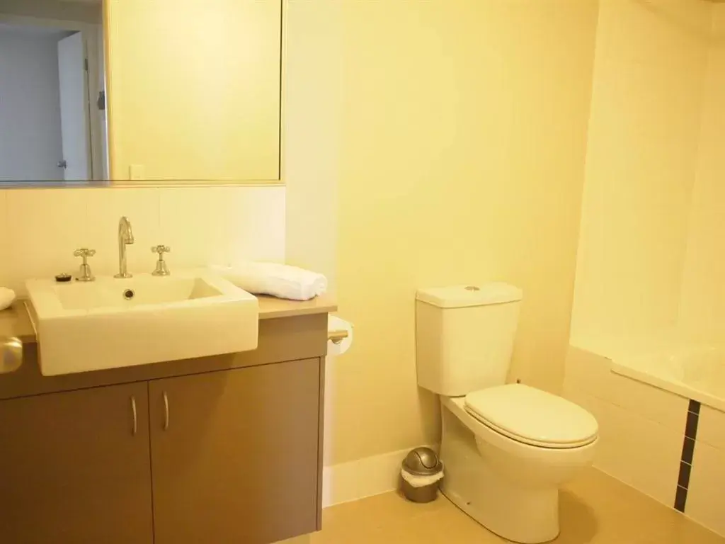 Bathroom in Edge Apartments Cairns