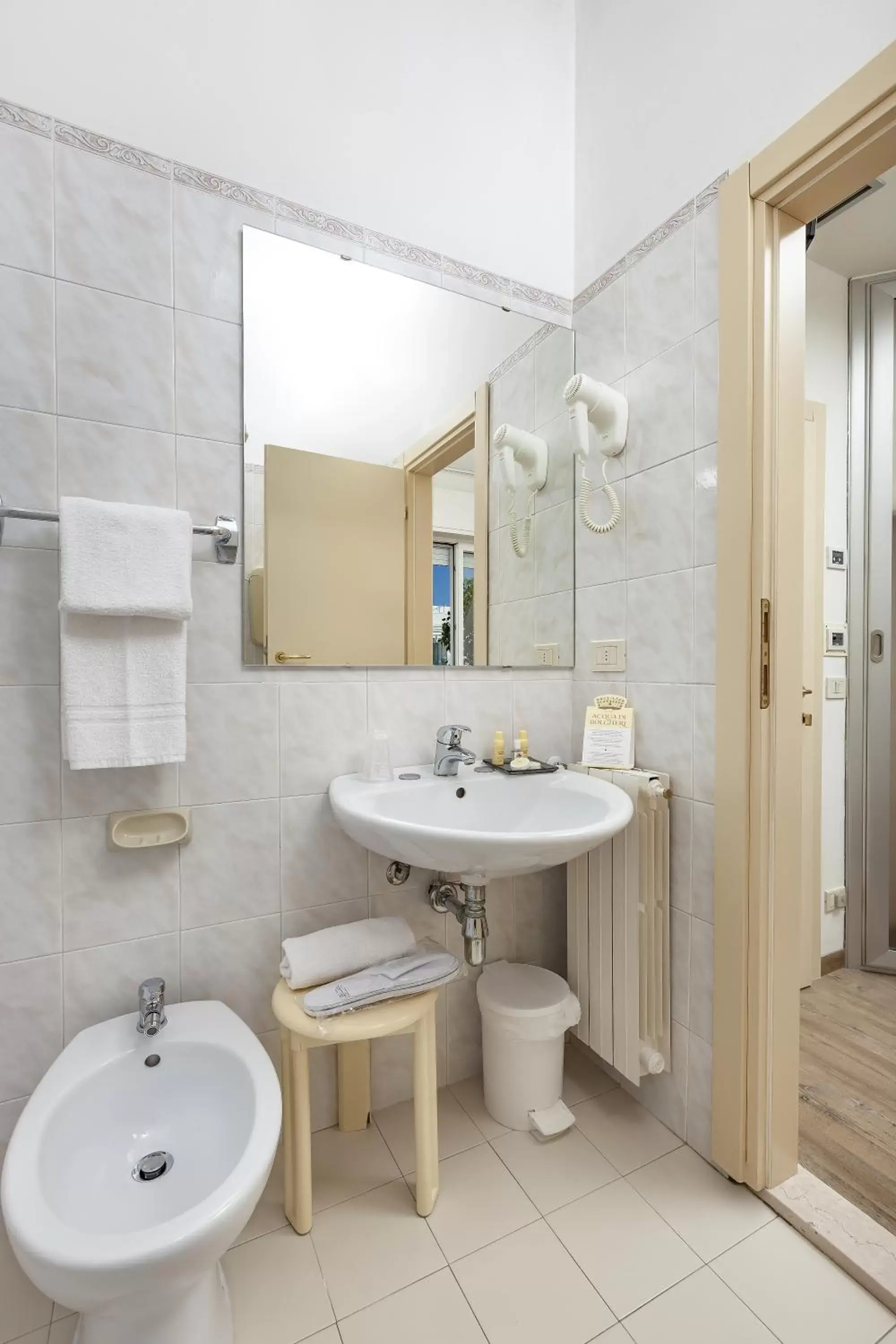 Bathroom in Ariminum Hotel