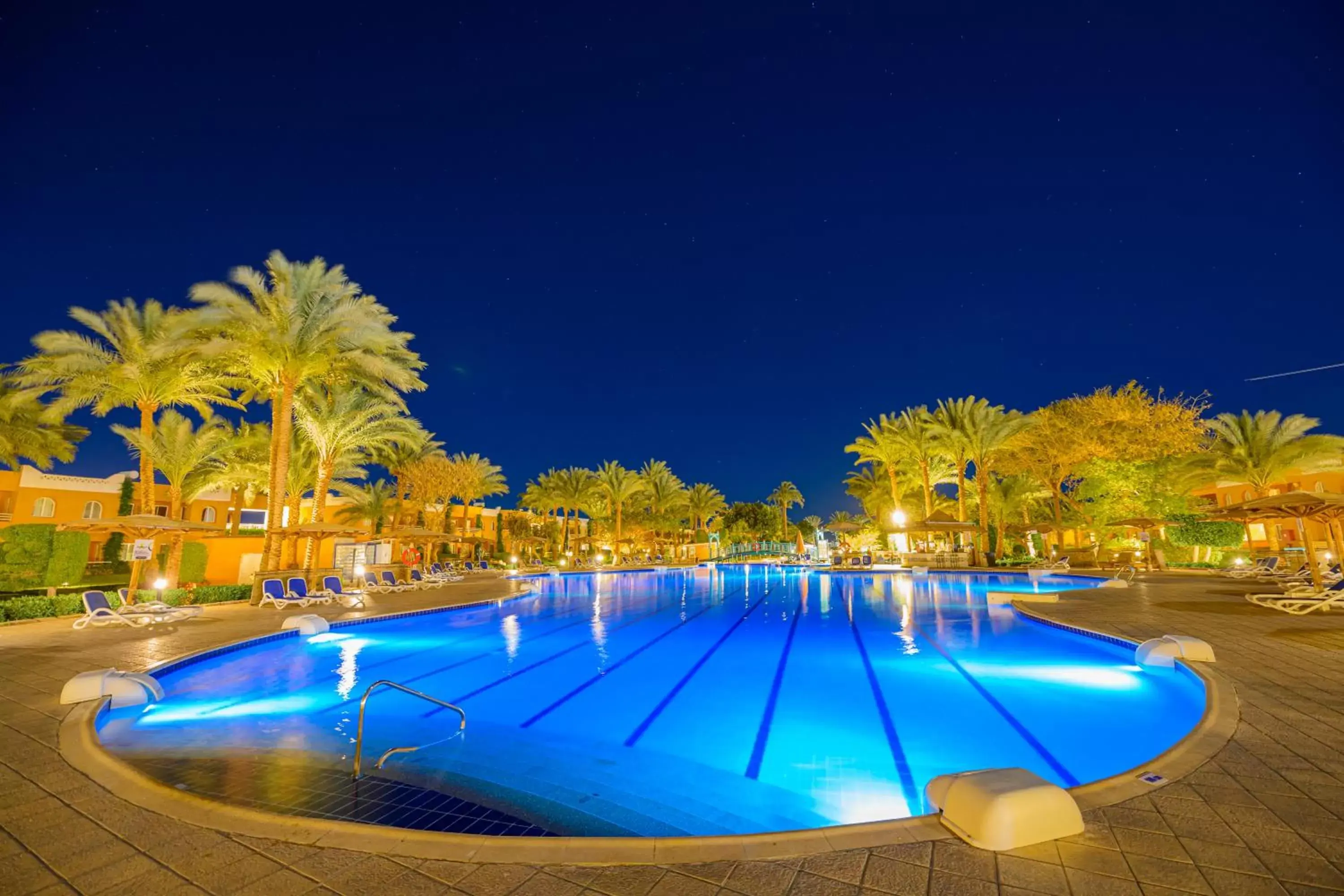 Night, Swimming Pool in Golden Beach Resort