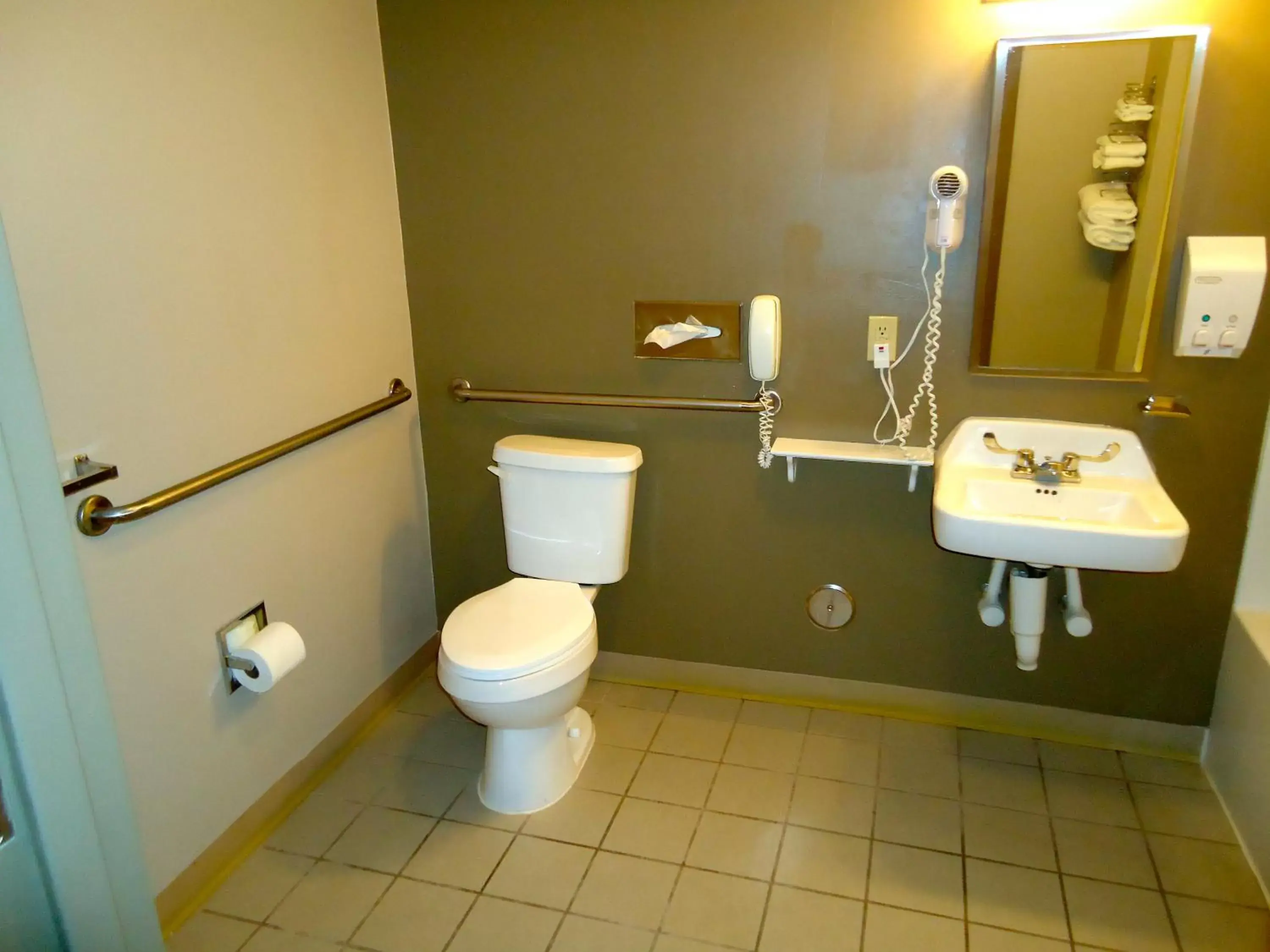 Bathroom in Super 8 by Wyndham Niagara Falls