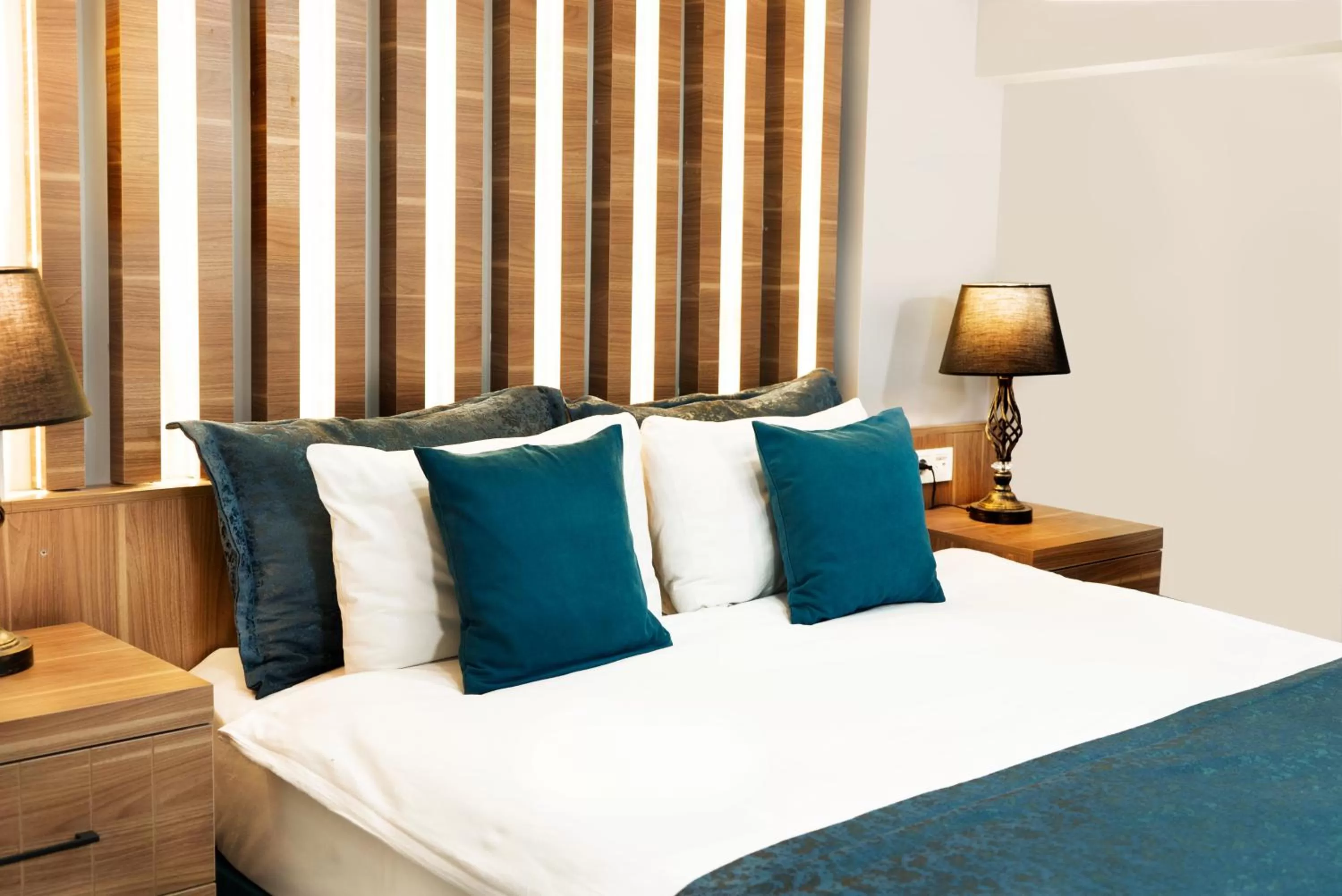 Bed in Taksim Yazıcı Residence