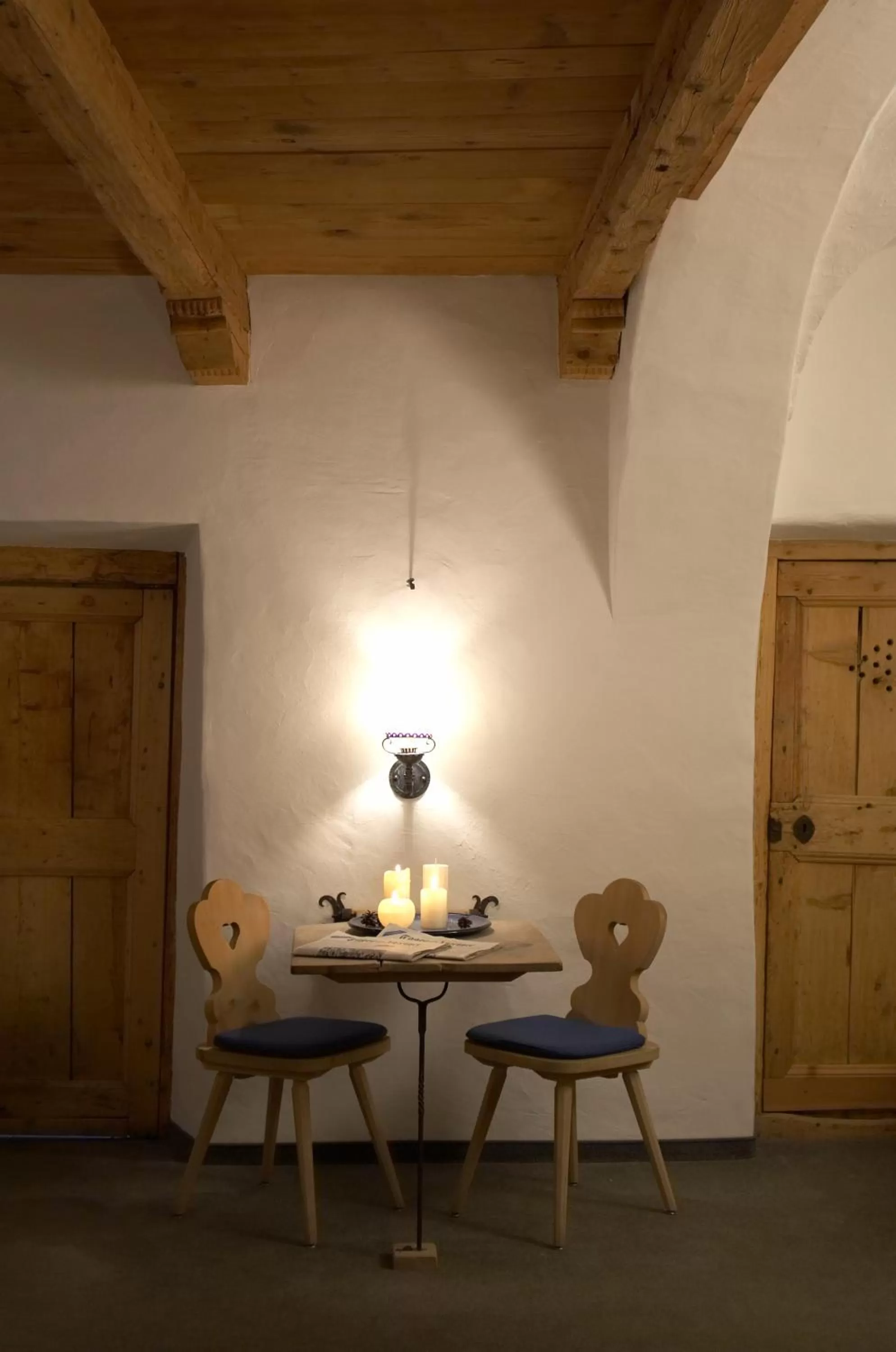 Decorative detail in Hotel Engiadina